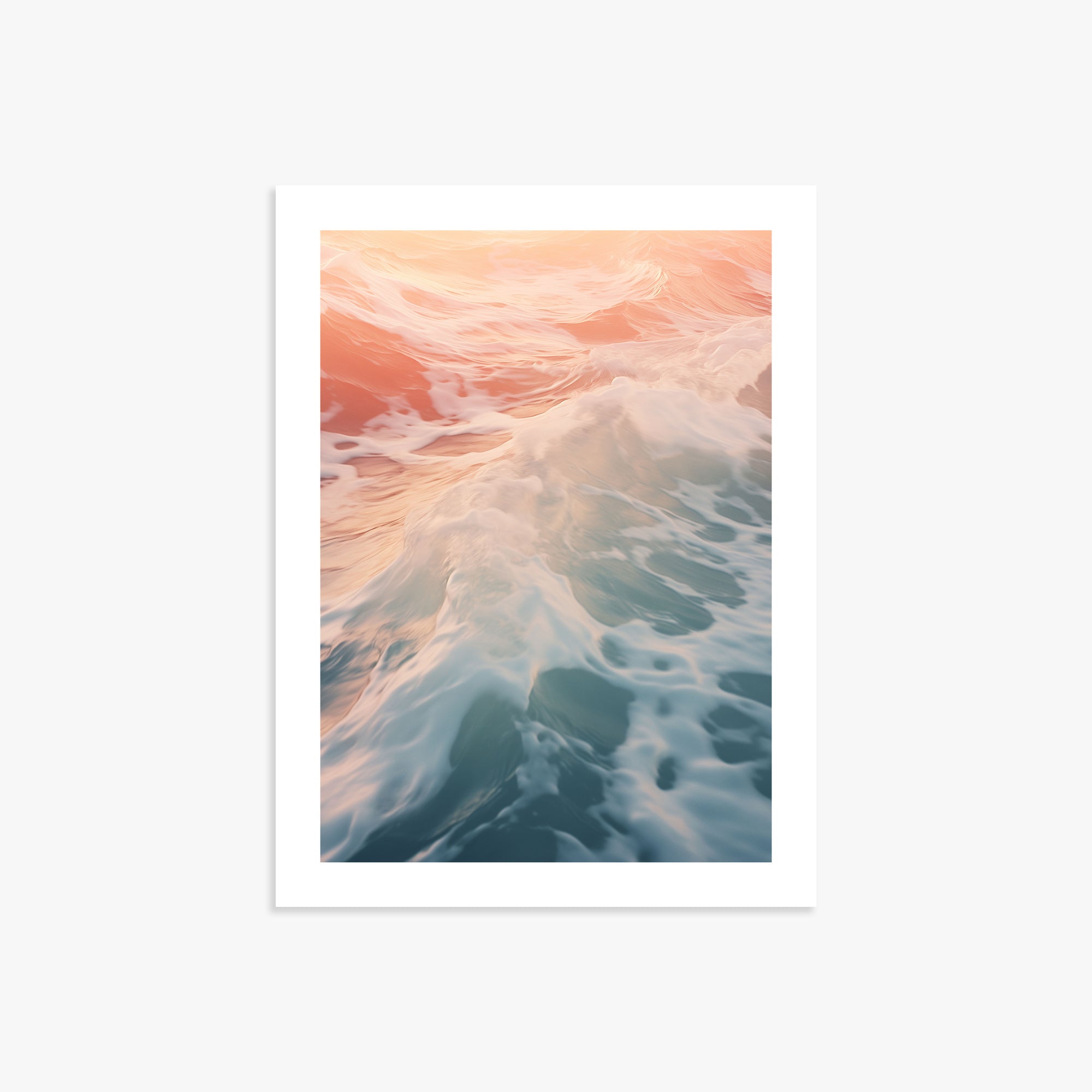 Sunset Tide Whisper, 30x40cm Printed Poster