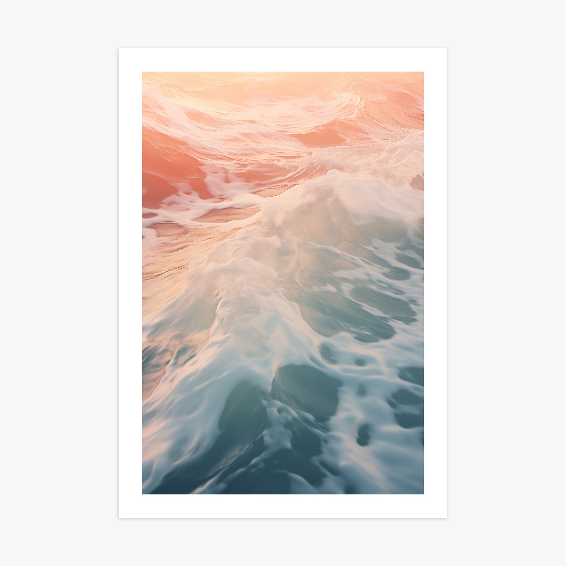Sunset Tide Whisper, 70x100cm Printed Poster