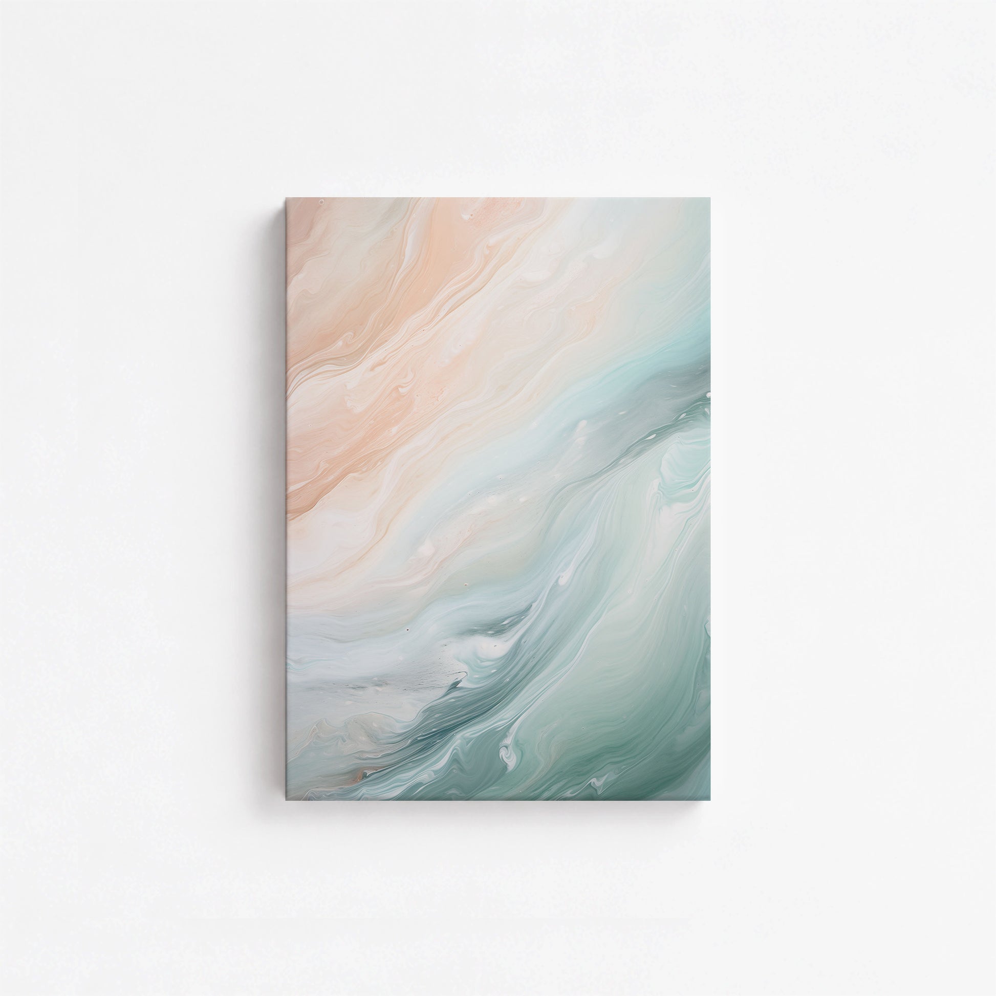 Coastal Dreams Marble, 21x30cm Satin Canvas Poster