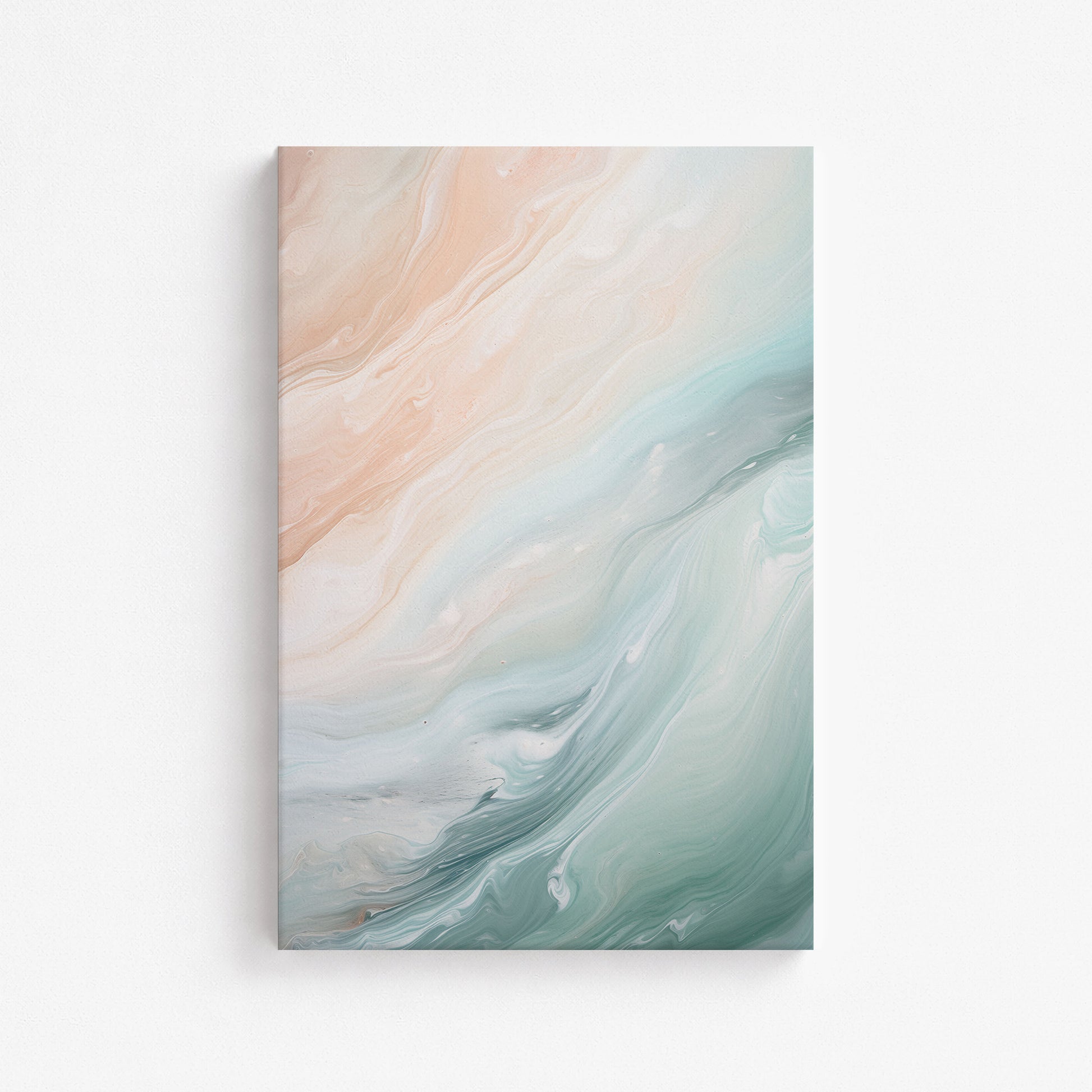 Coastal Dreams Marble, 61x91cm Satin Canvas Poster