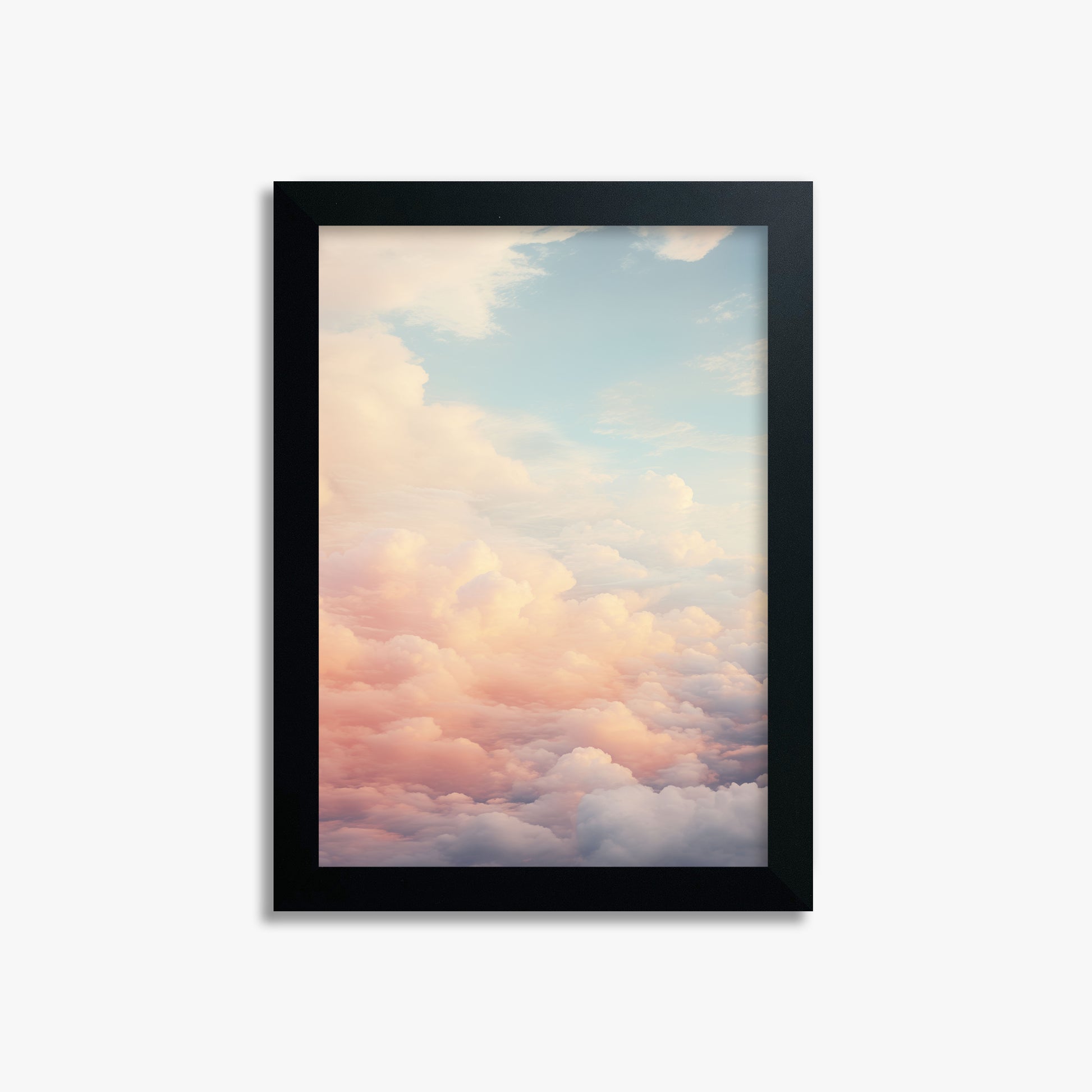 Celestial Cotton Candy, 21x30cm Framed Poster With Black Frame
