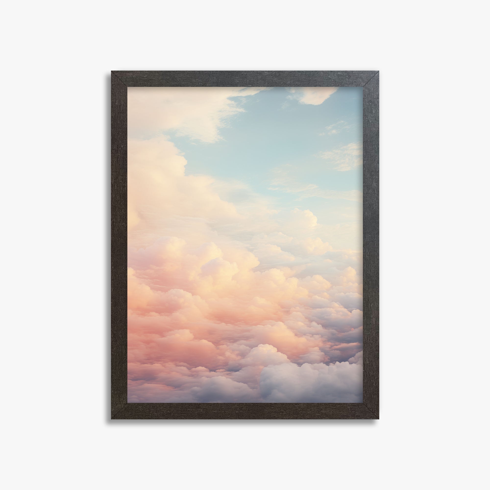 Celestial Cotton Candy, 30x40cm Framed Poster With Espresso Frame