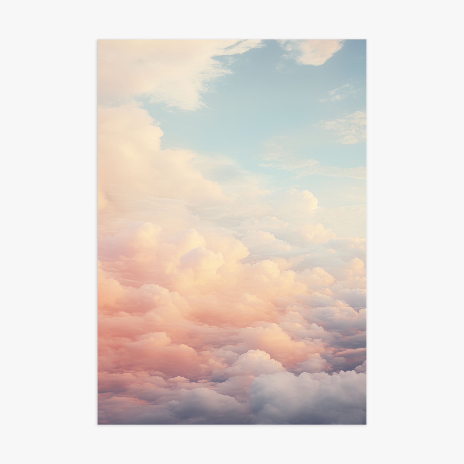 Celestial Cotton Candy, 70x100cm Poster Unframed