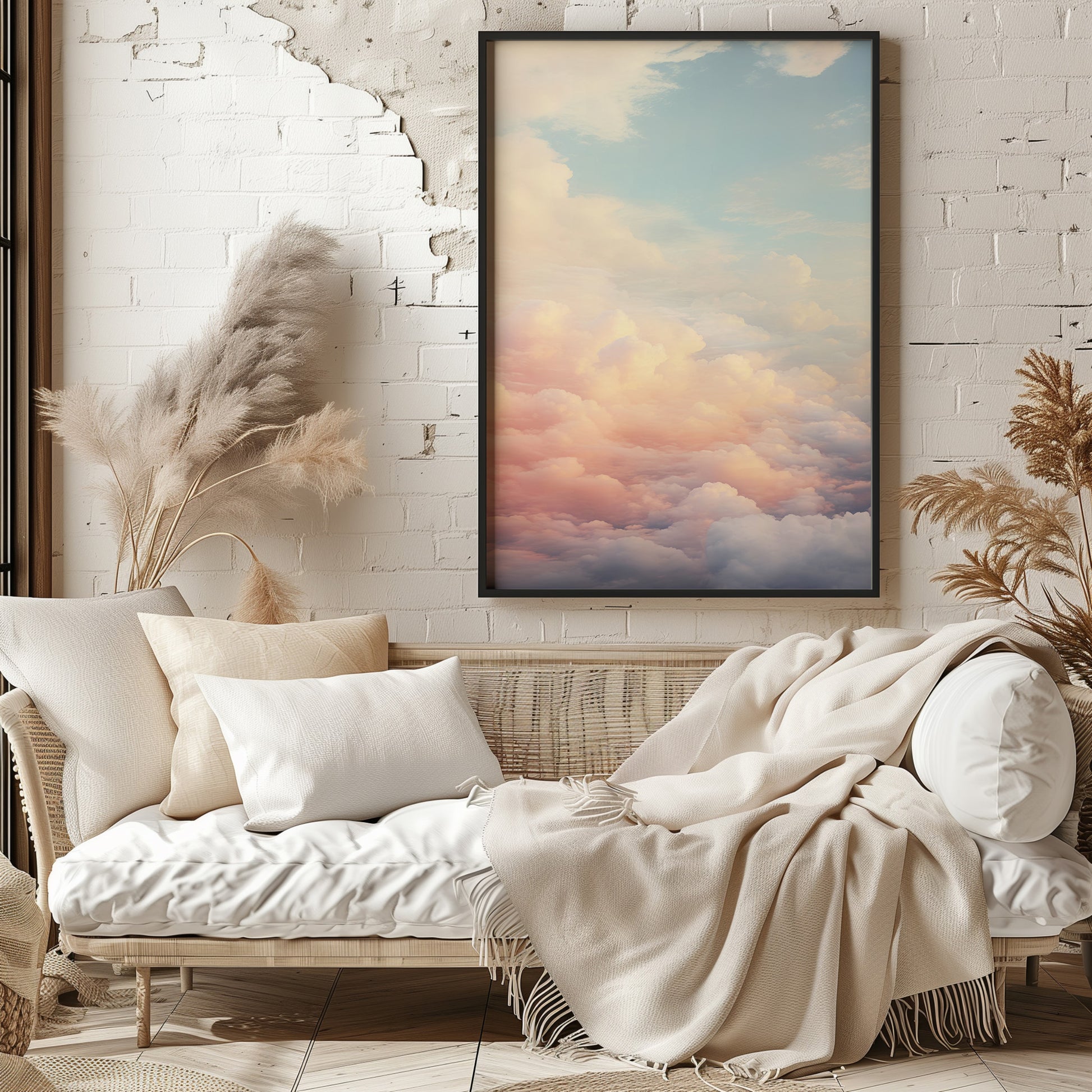 Design Concept No. 29 for Celestial Cotton Candy Modern Poster Art