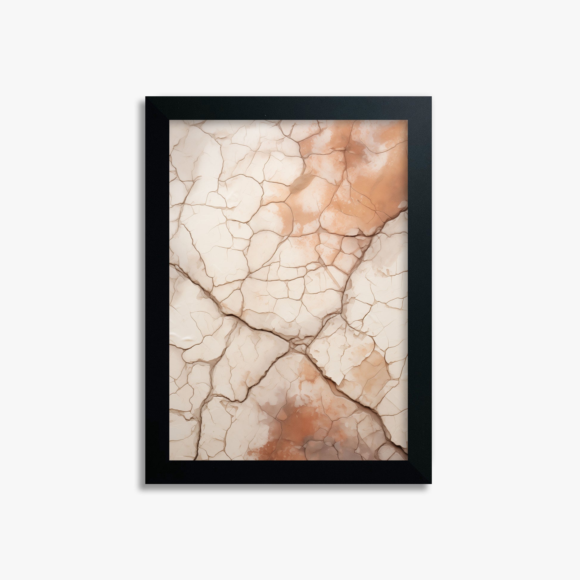 Desert Mosaic, 21x30cm Framed Poster With Black Frame