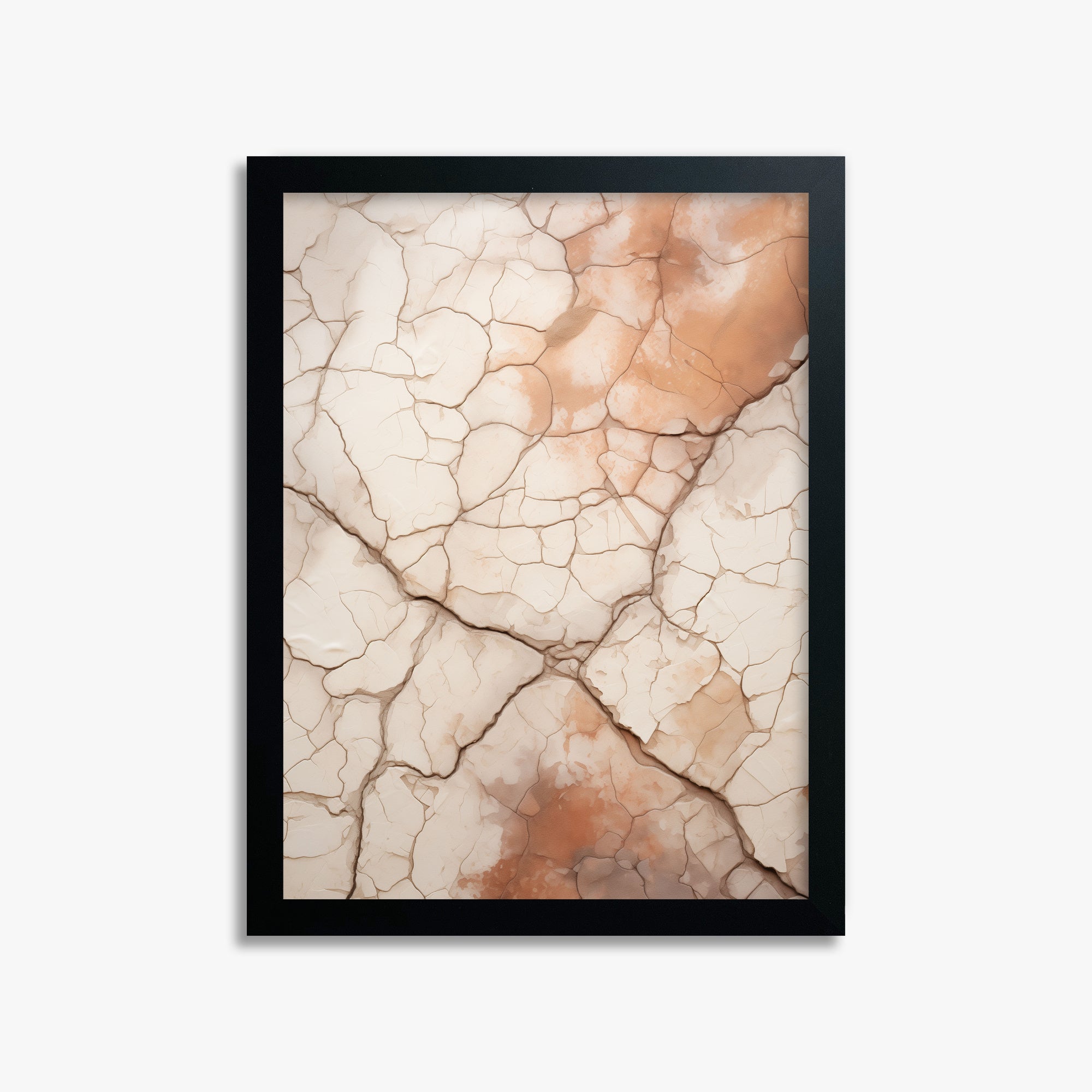 Desert Mosaic, 30x40cm Framed Poster With Black Frame