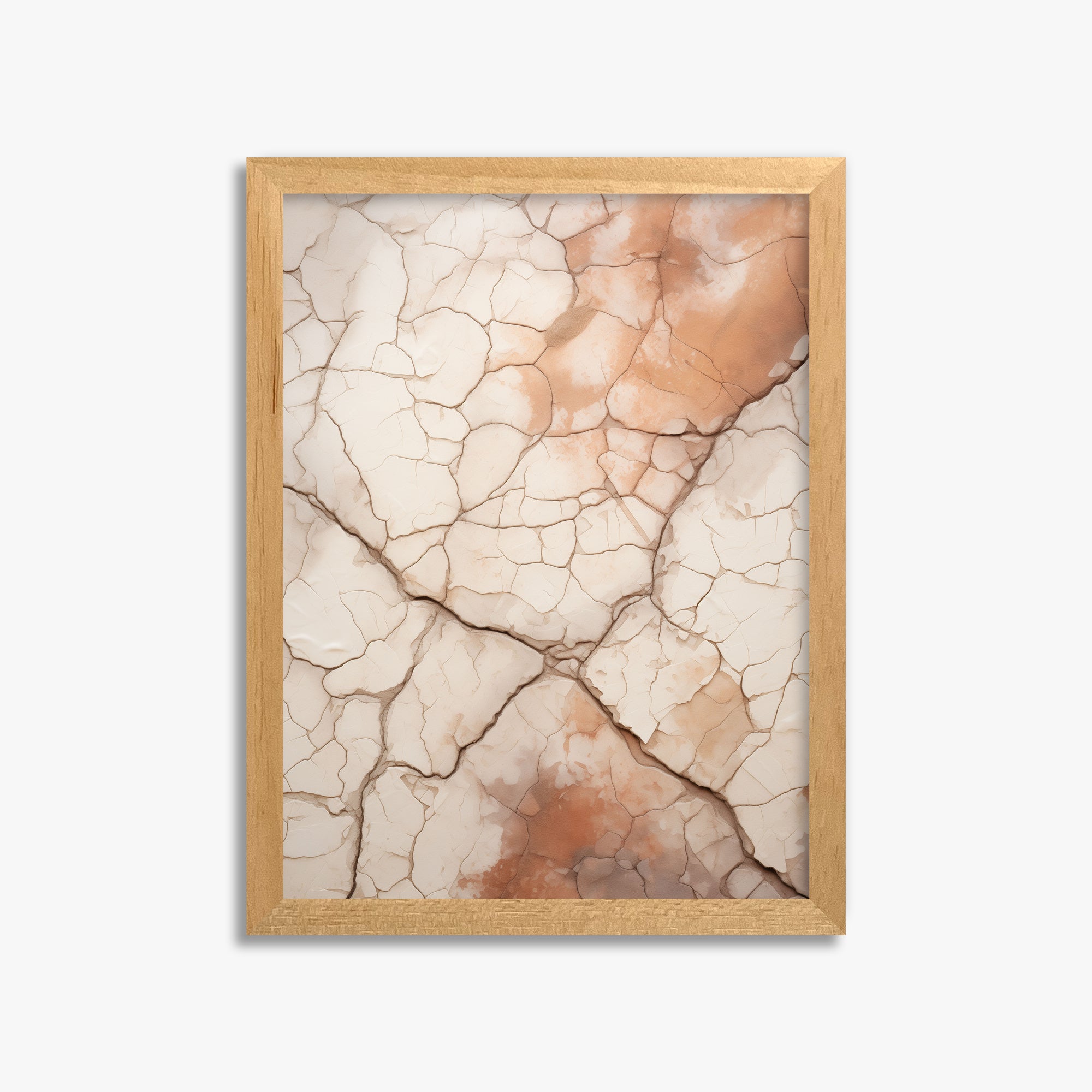 Desert Mosaic, 30x40cm Framed Poster With Oak Frame