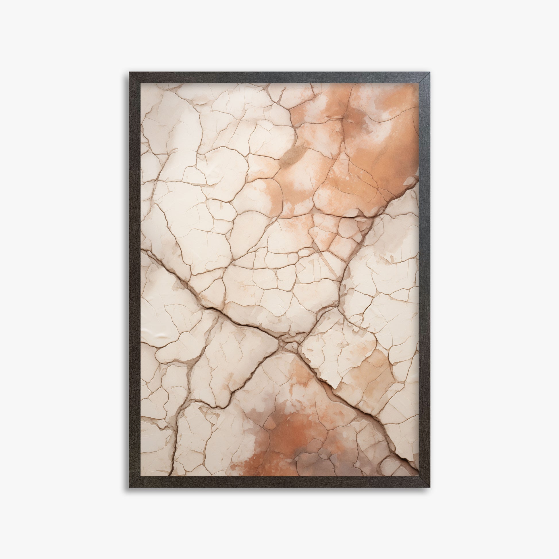Desert Mosaic, 50x70cm Framed Poster With Espresso Frame