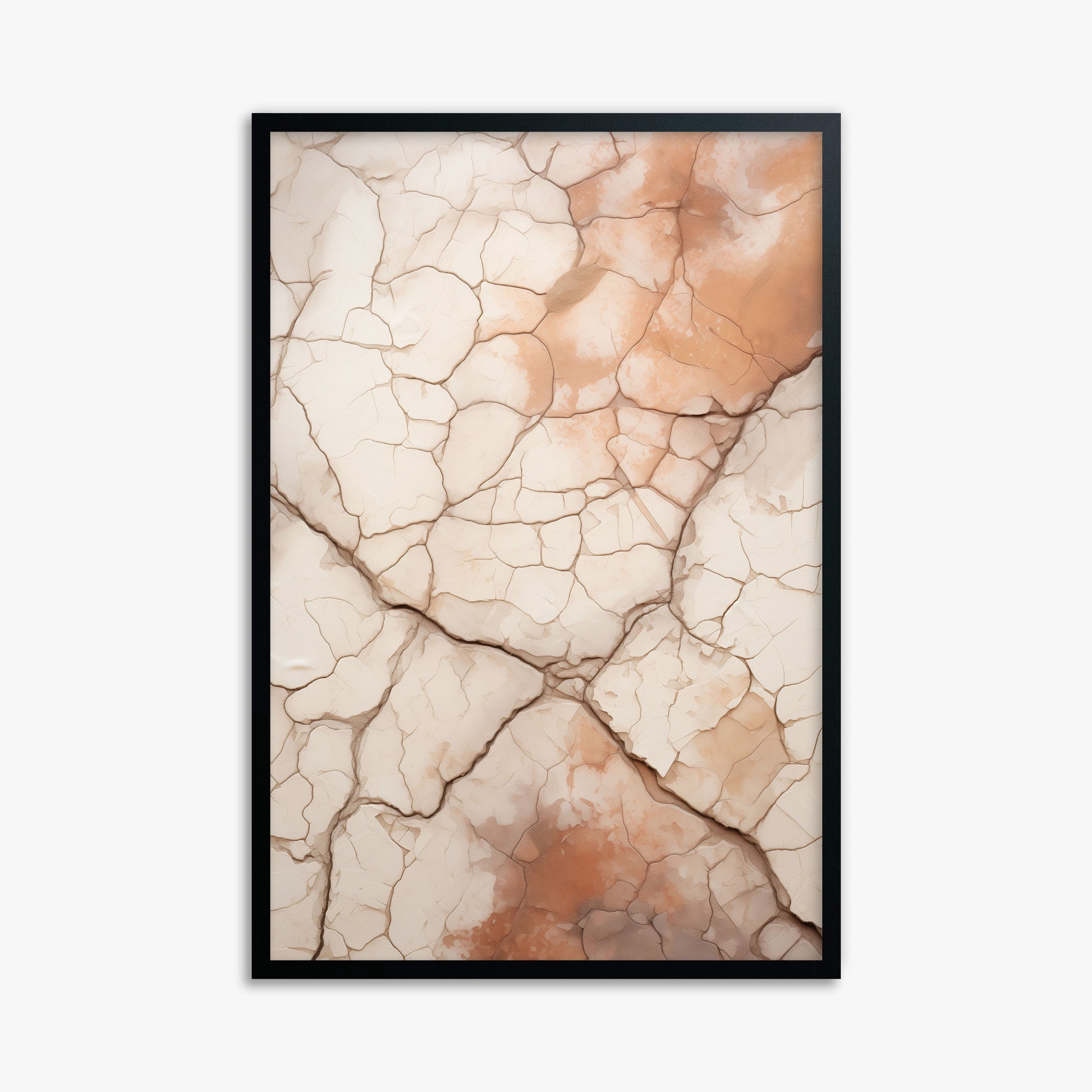Desert Mosaic, 61x91cm Framed Poster With Black Frame