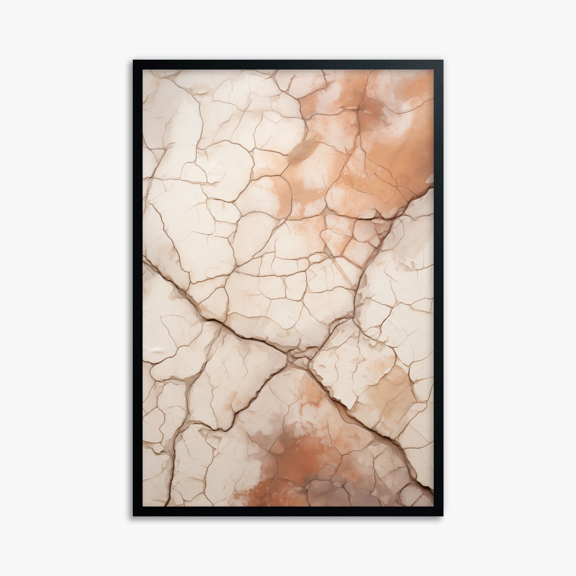 Desert Mosaic, 61x91cm Framed Poster With Black Frame