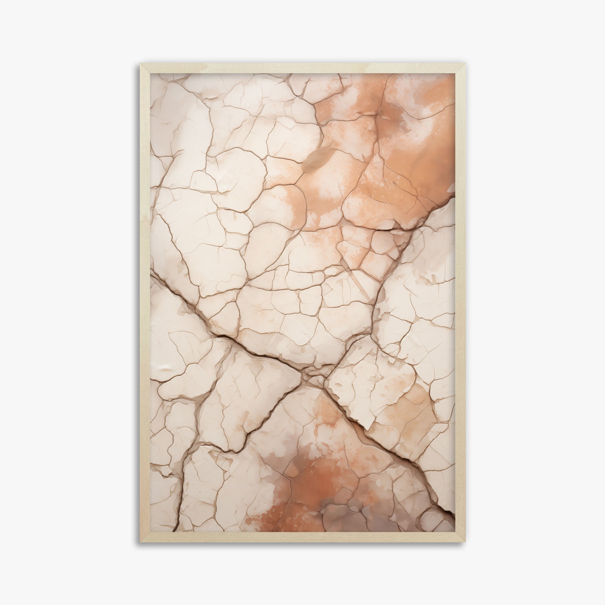 Desert Mosaic, 61x91cm Framed Poster With Lime Wood Frame