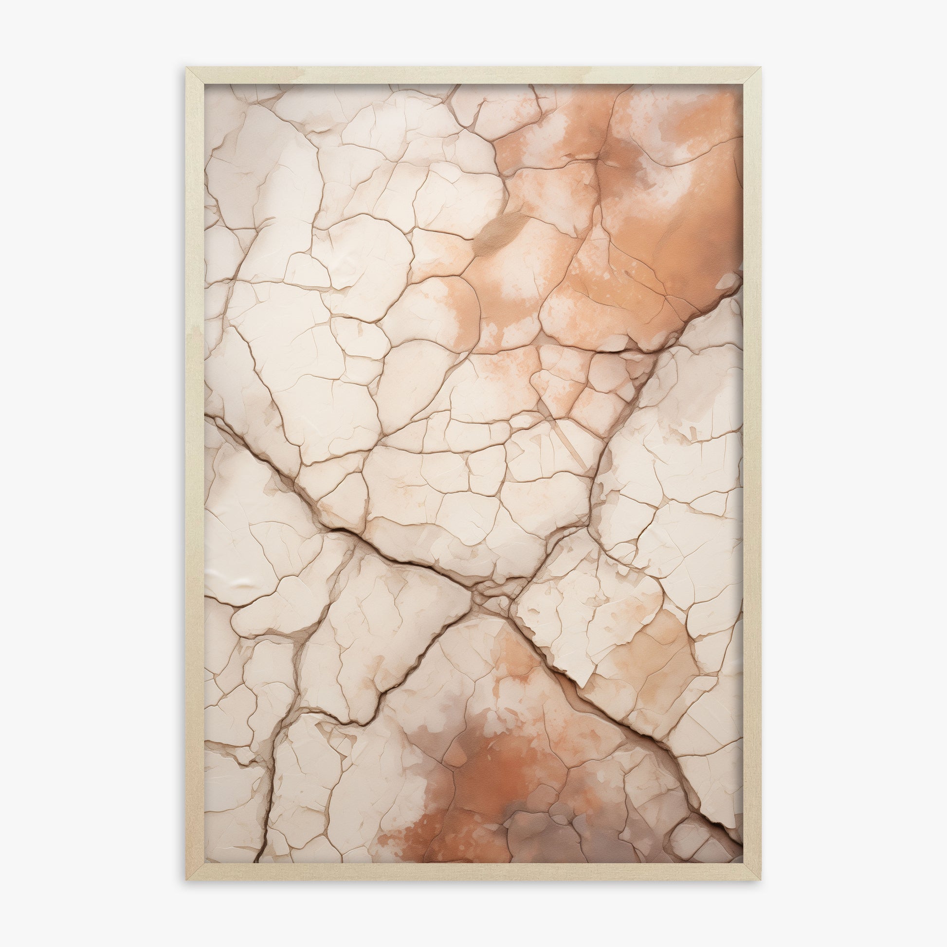 Desert Mosaic, 70x100cm Framed Poster With Lime Wood Frame