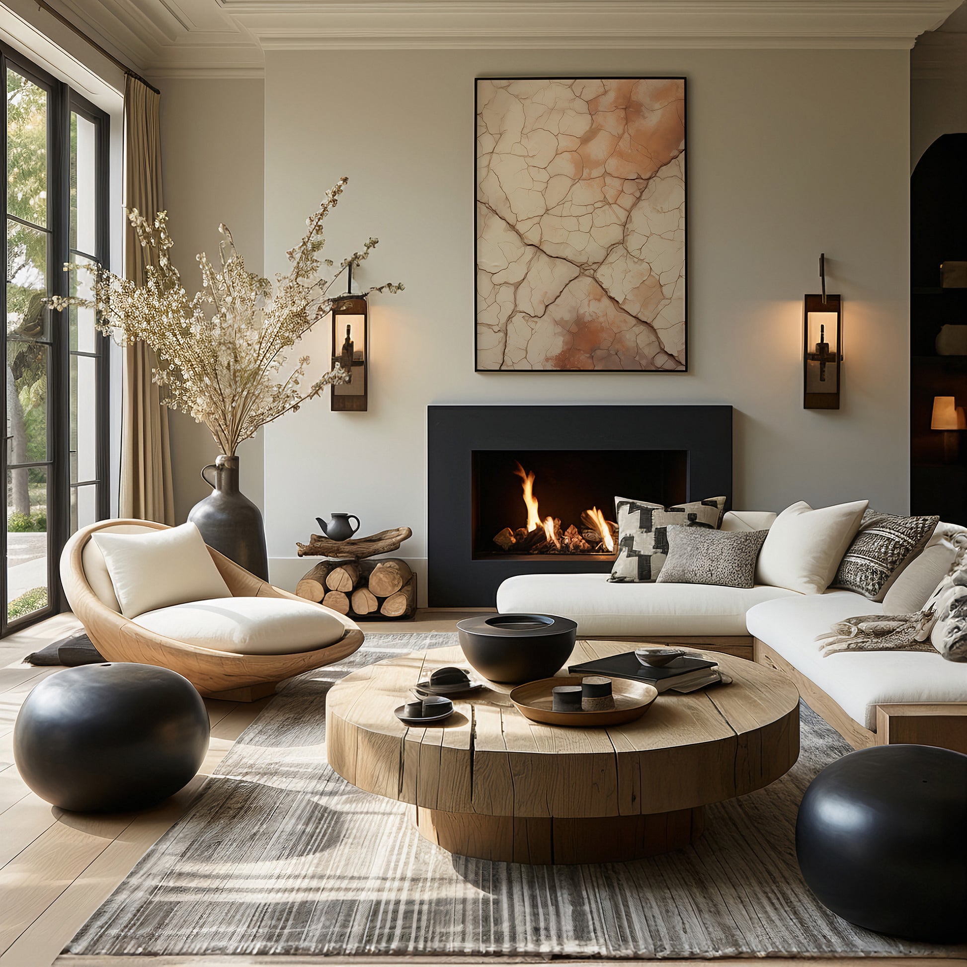 Design Concept No. 39 for Desert Mosaic Modern Poster Art