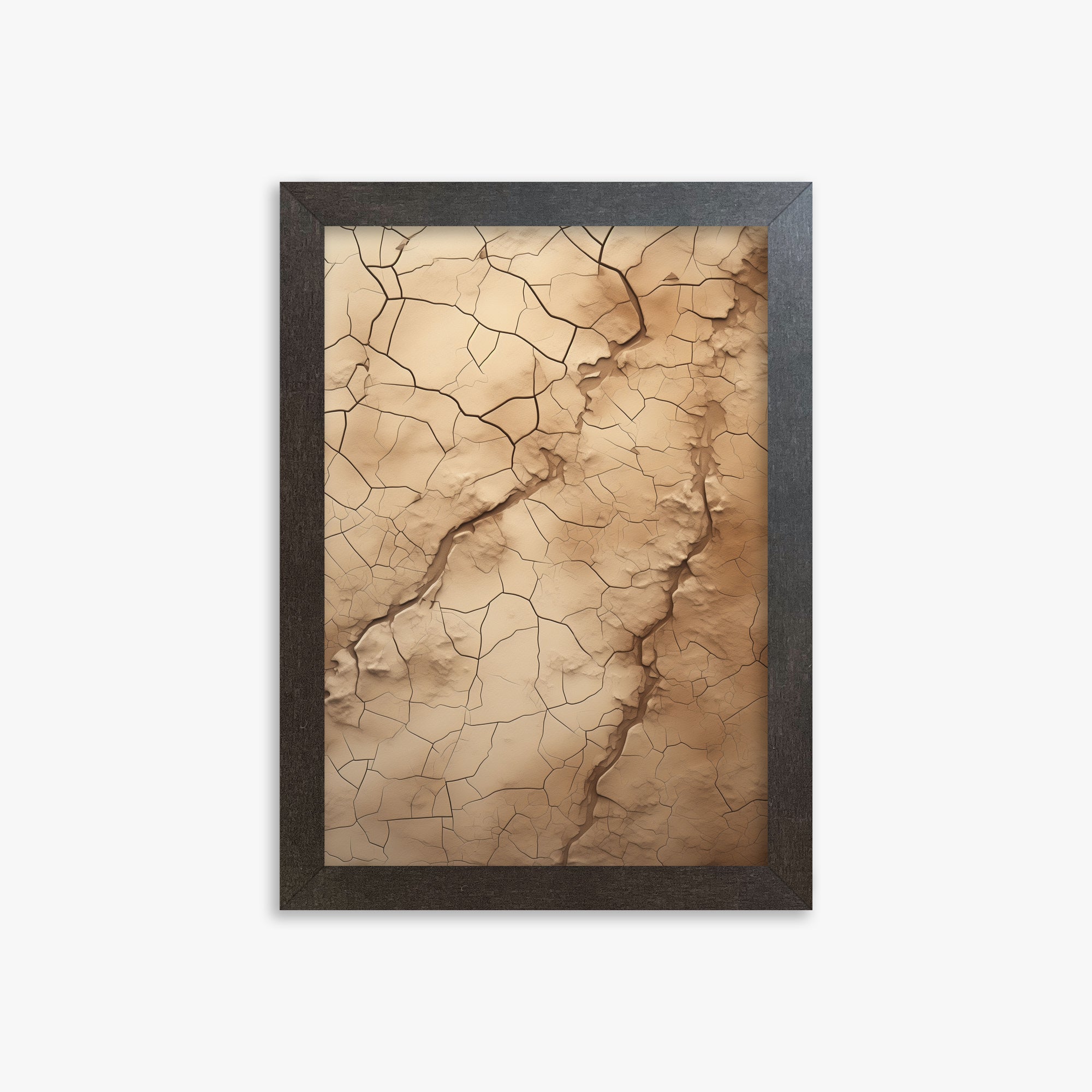 Desert Fragments, 21x30cm Framed Poster With Espresso Frame