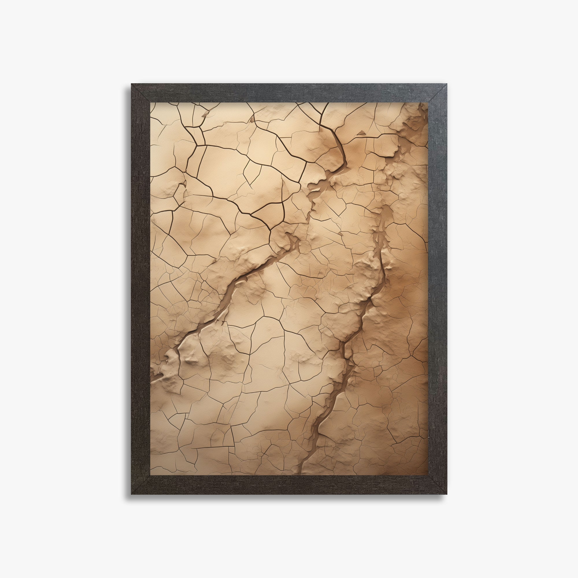 Desert Fragments, 30x40cm Framed Poster With Espresso Frame
