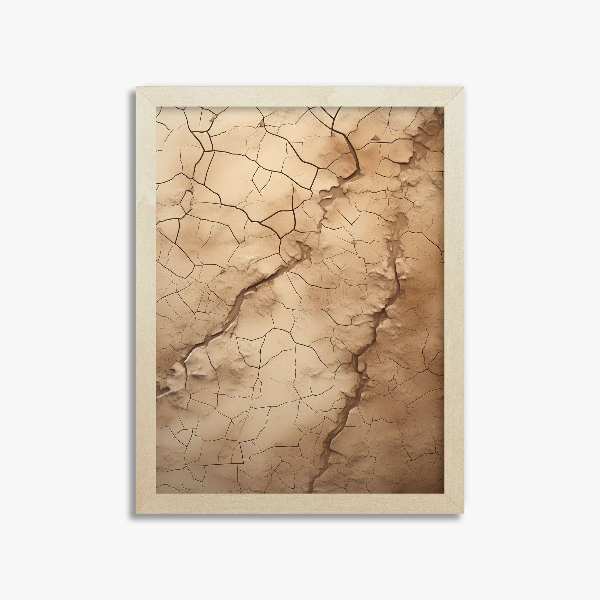 Desert Fragments, 30x40cm Framed Poster With Lime Wood Frame