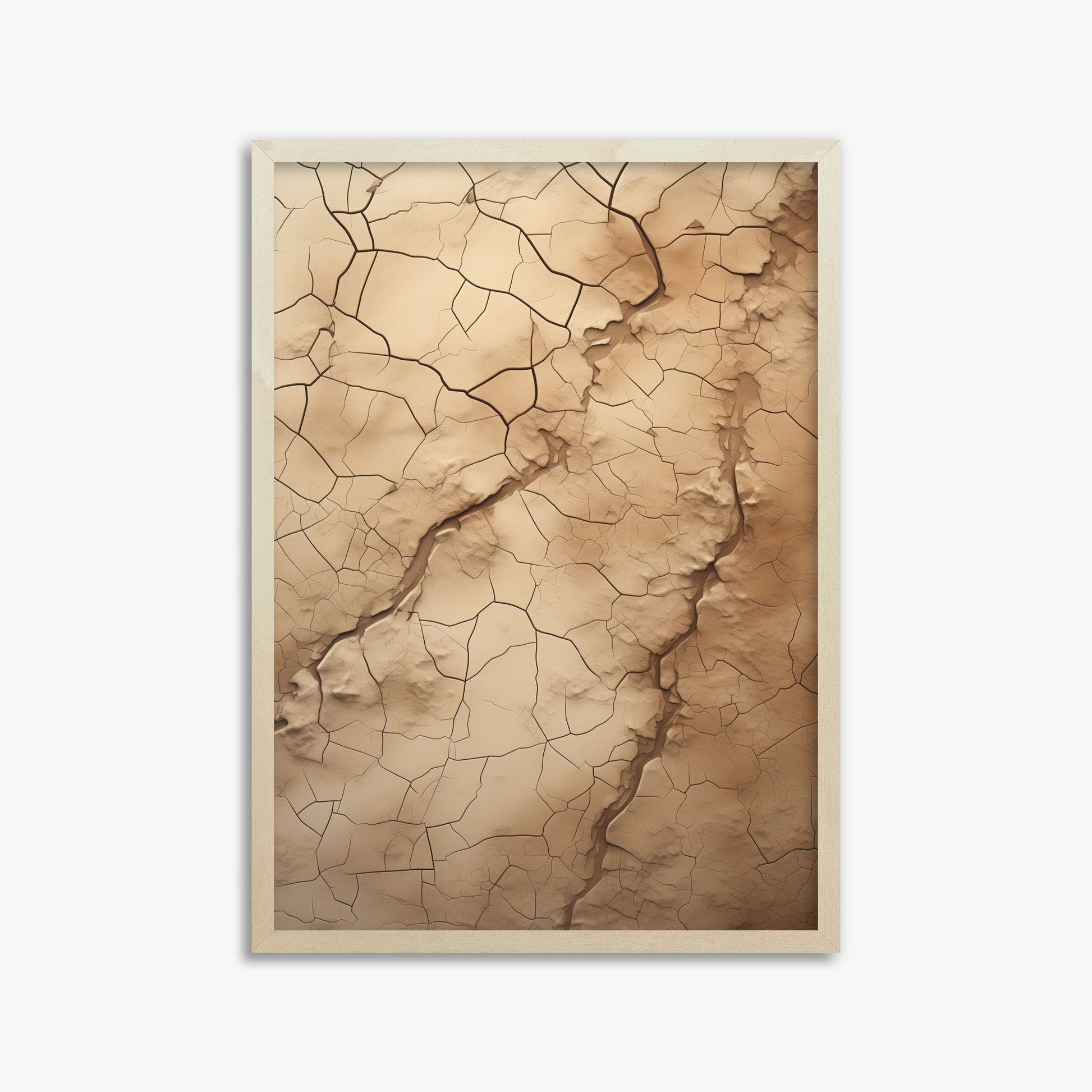 Desert Fragments, 50x70cm Framed Poster With Lime Wood Frame