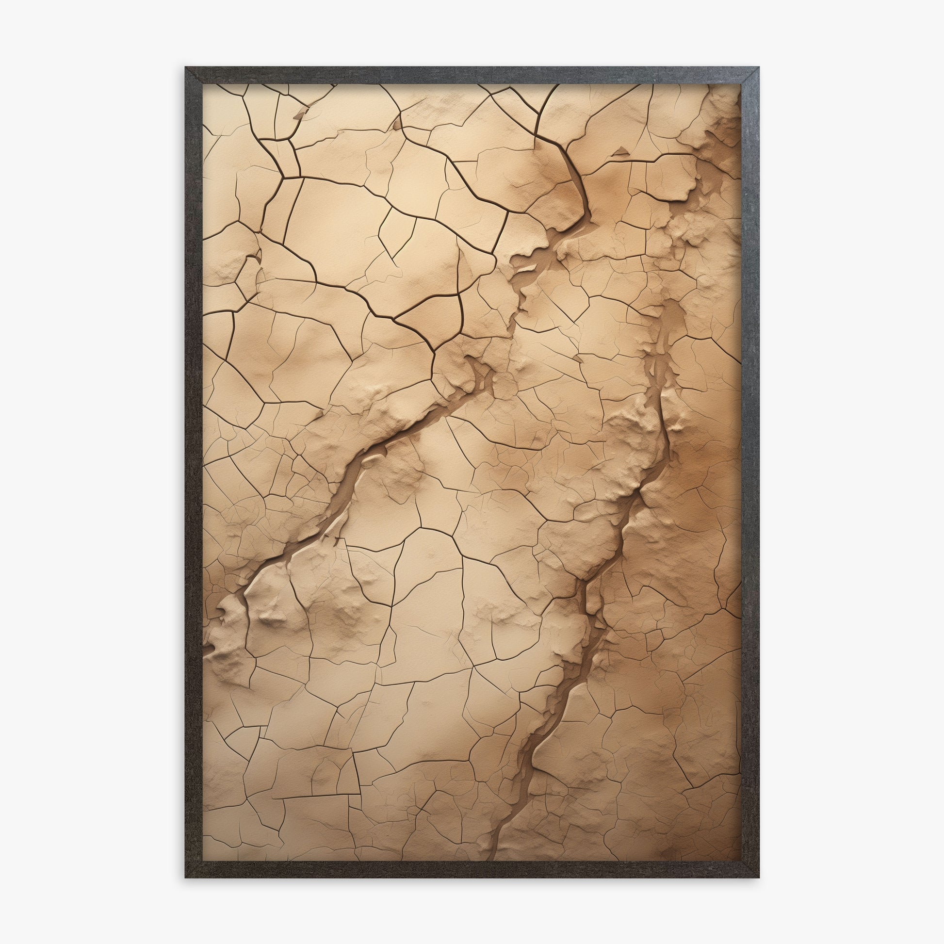Desert Fragments, 70x100cm Framed Poster With Espresso Frame