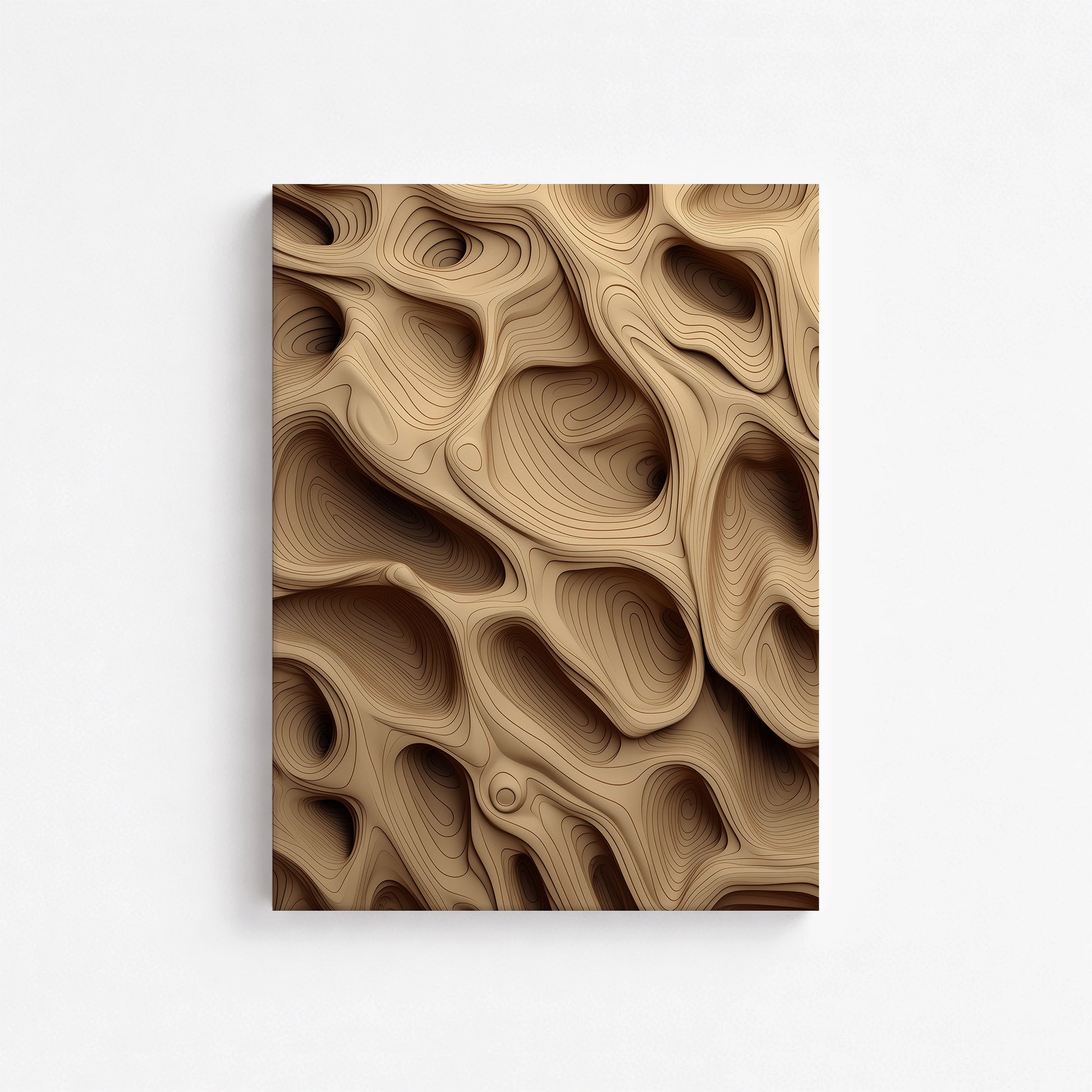 Woodland Caves, 30x40cm Satin Canvas Poster