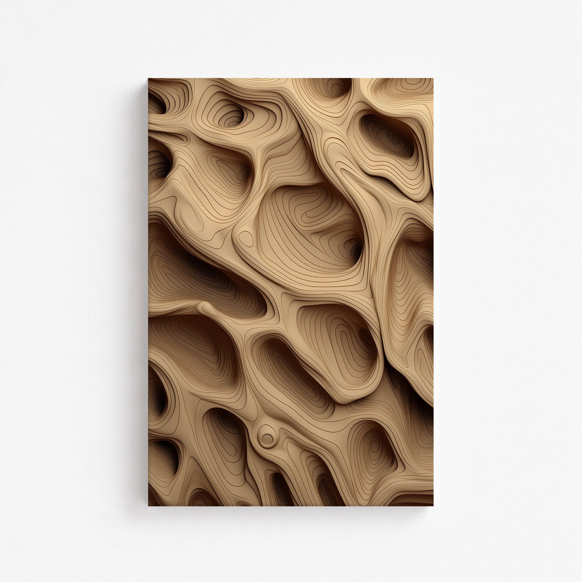 Woodland Caves, 61x91cm Satin Canvas Poster