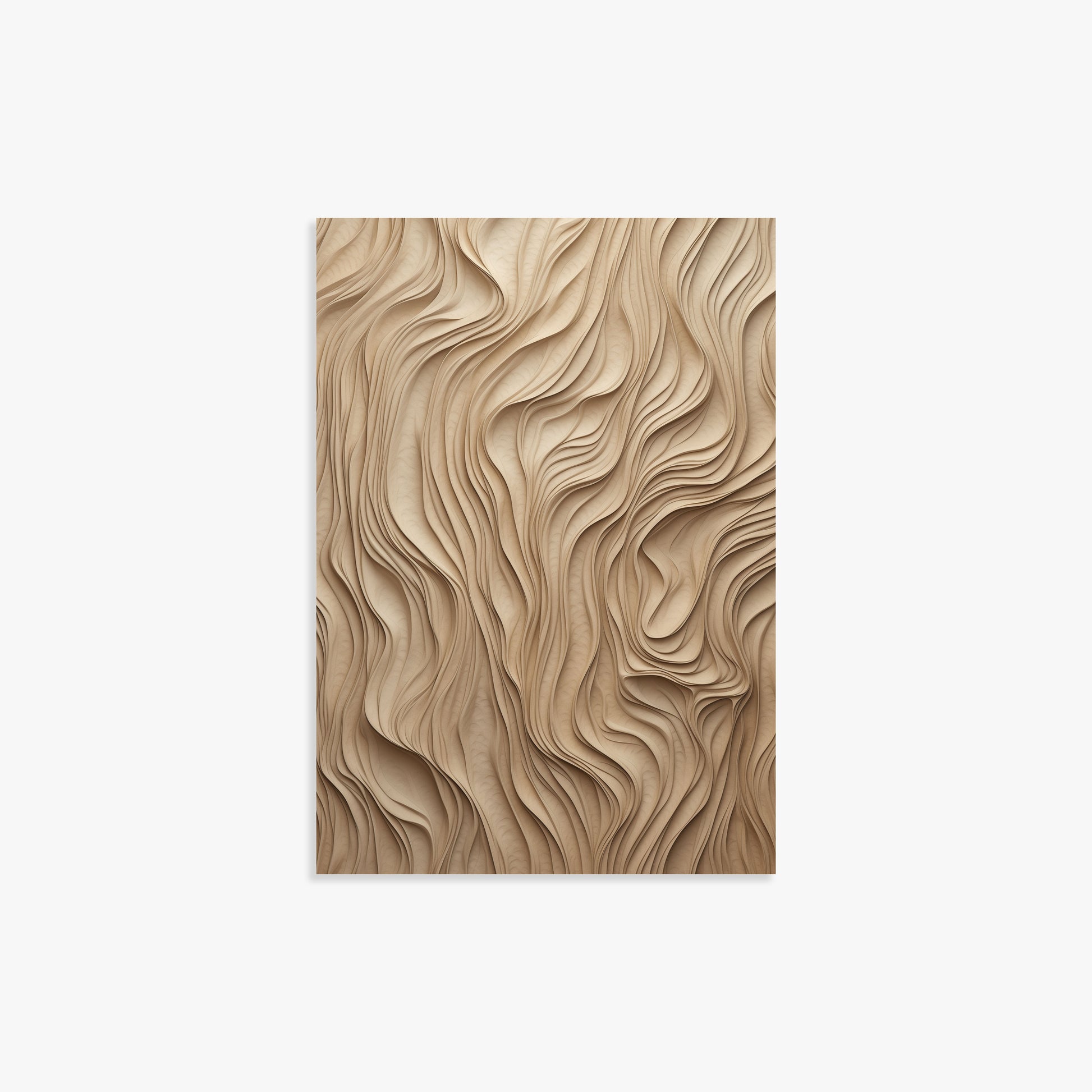 Golden Waves, 21x30cm Poster Unframed