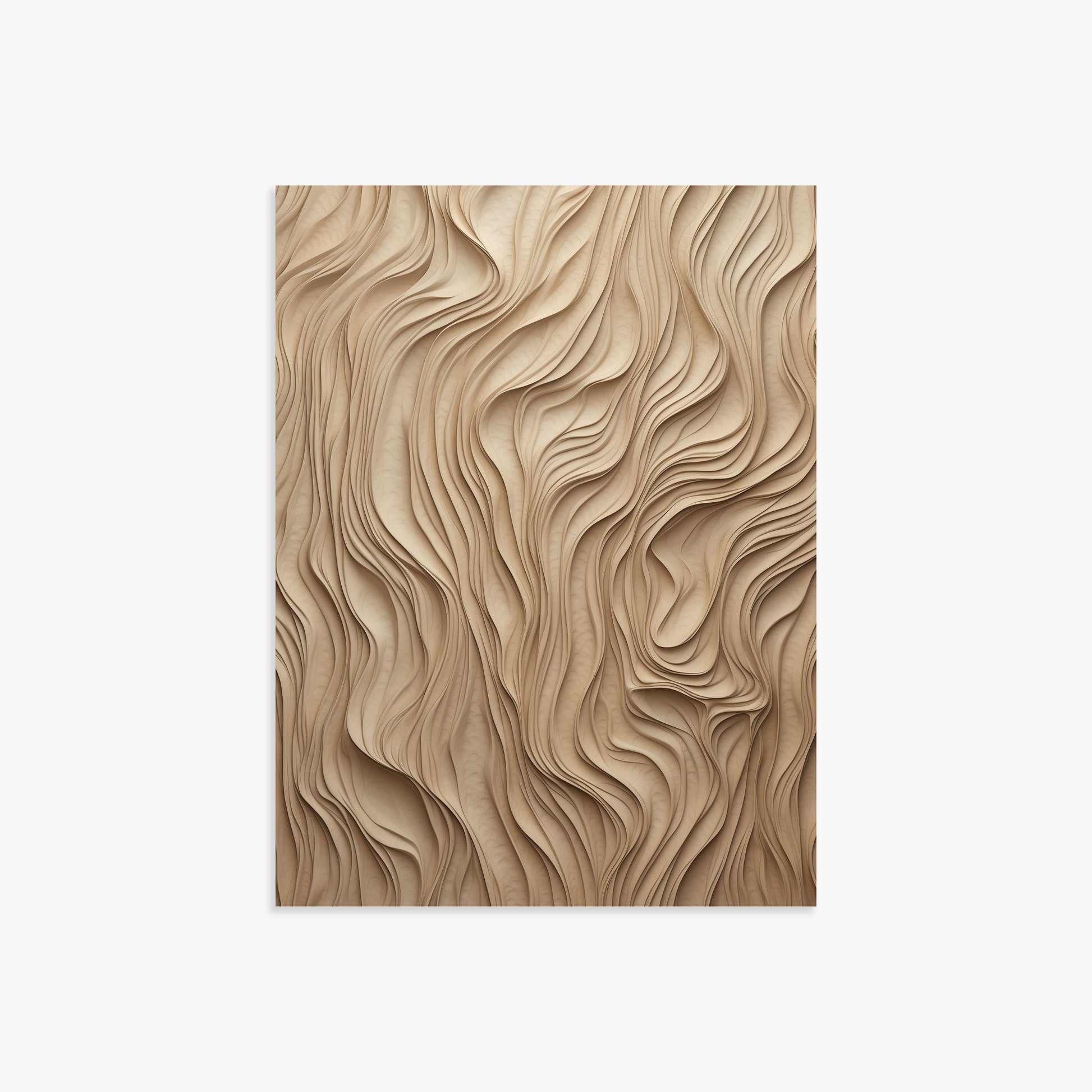 Golden Waves, 30x40cm Poster Unframed