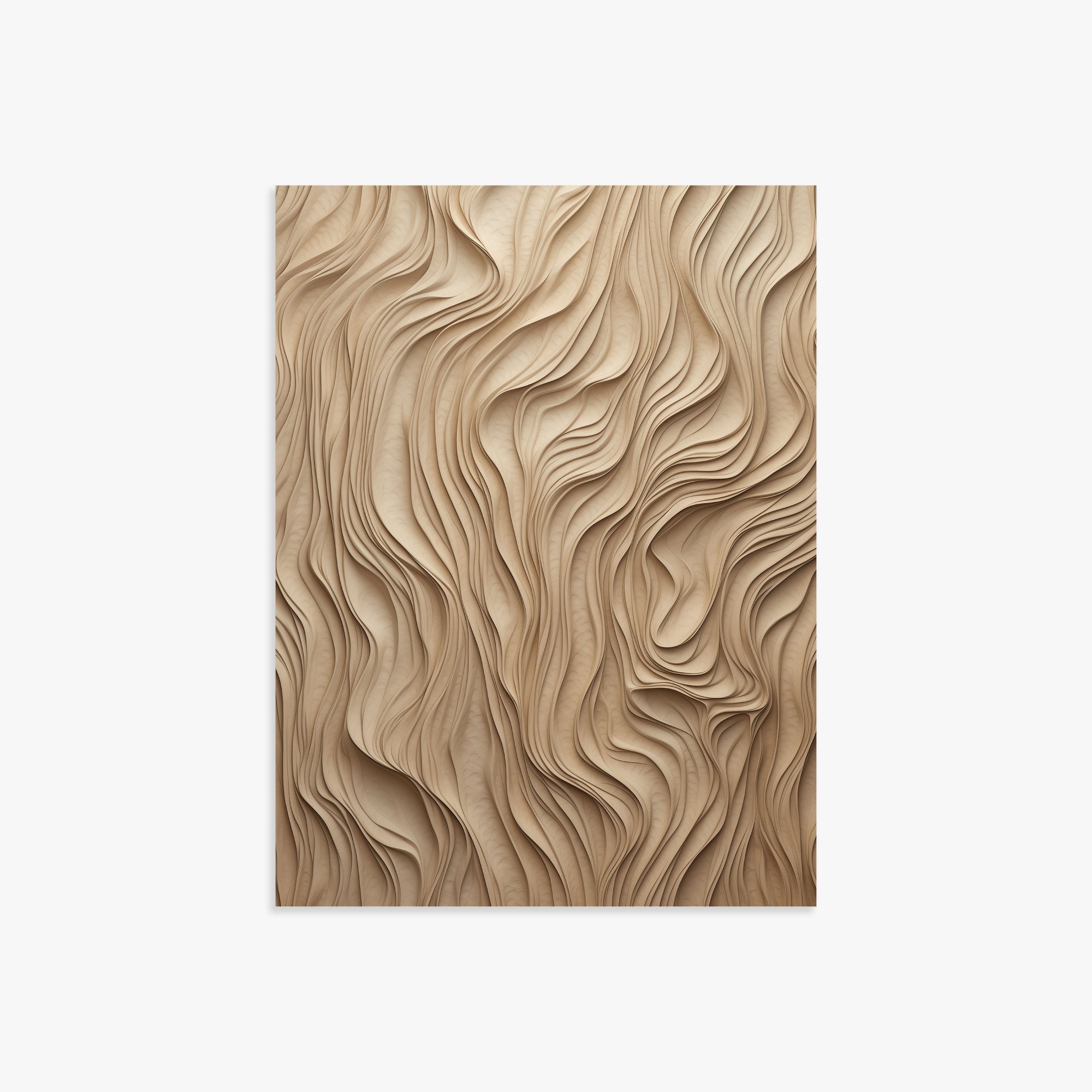 Golden Waves, 30x40cm Poster Unframed