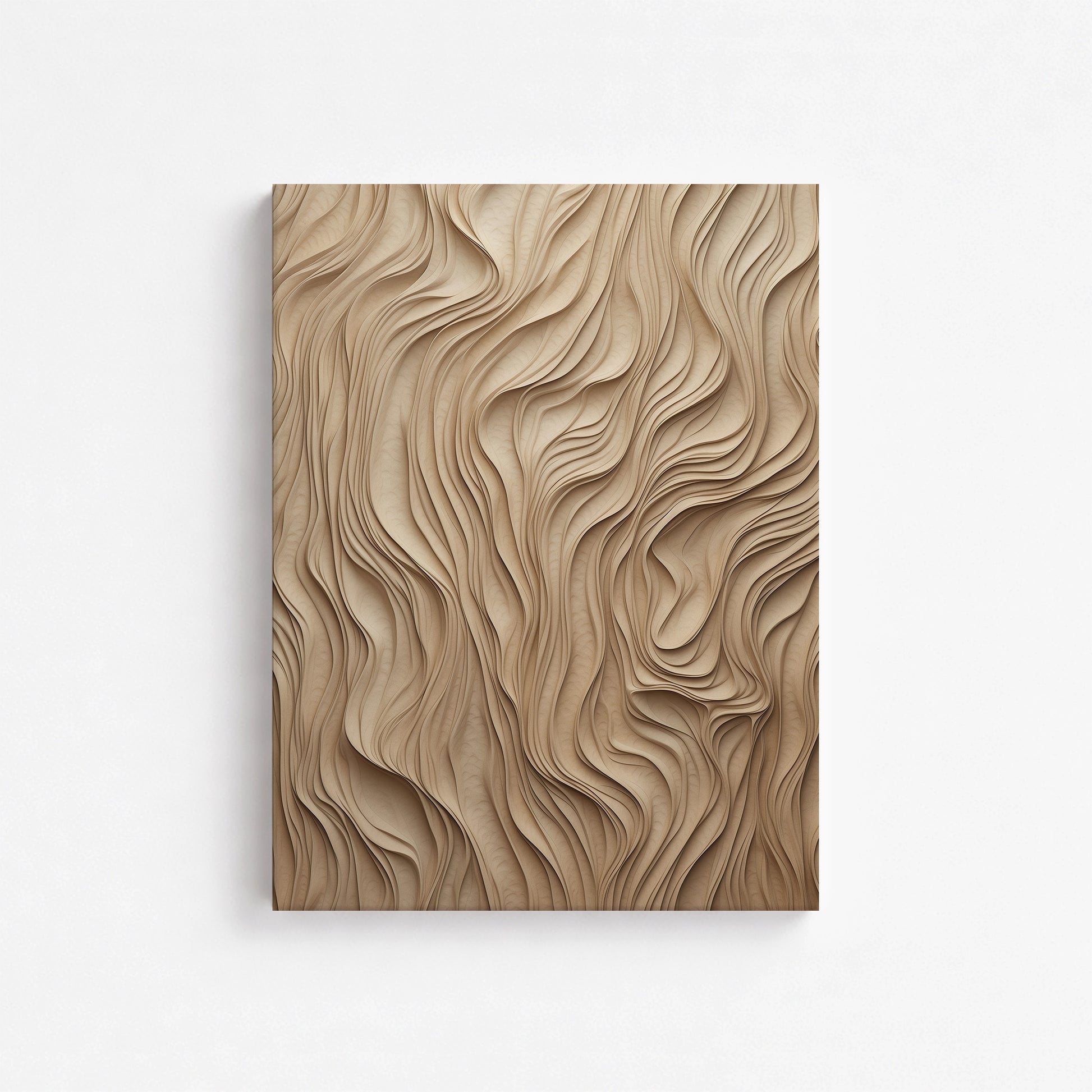 Golden Waves, 30x40cm Satin Canvas Poster