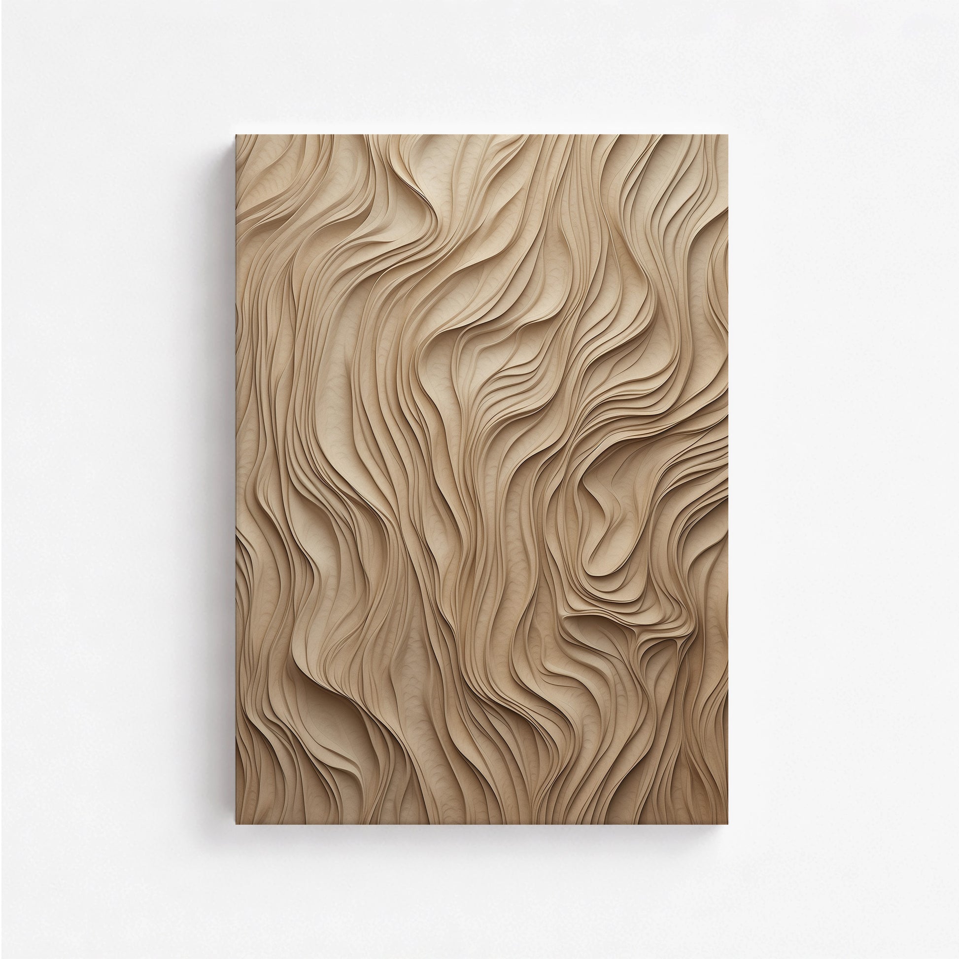 Golden Waves, 50x70cm Satin Canvas Poster
