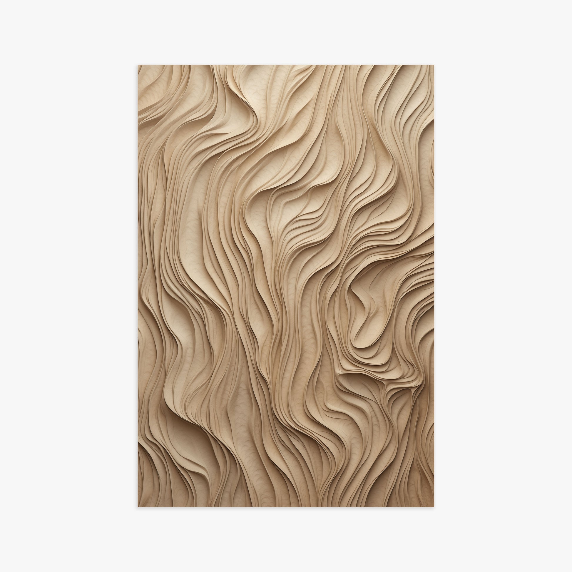 Golden Waves, 61x91cm Poster Unframed