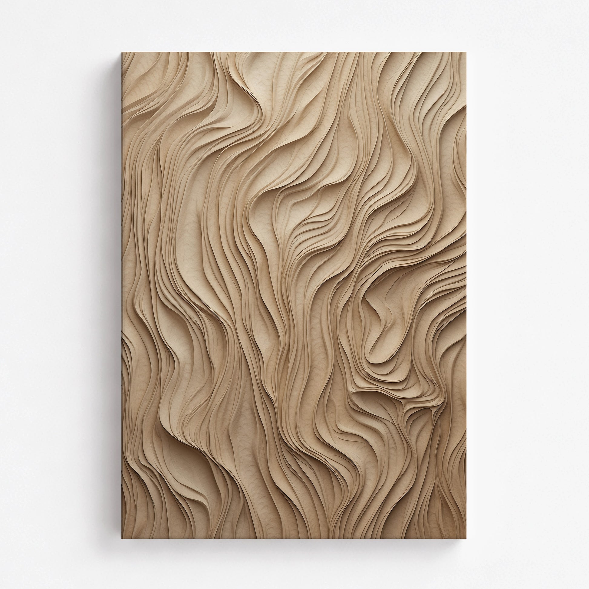Golden Waves, 70x100cm Satin Canvas Poster