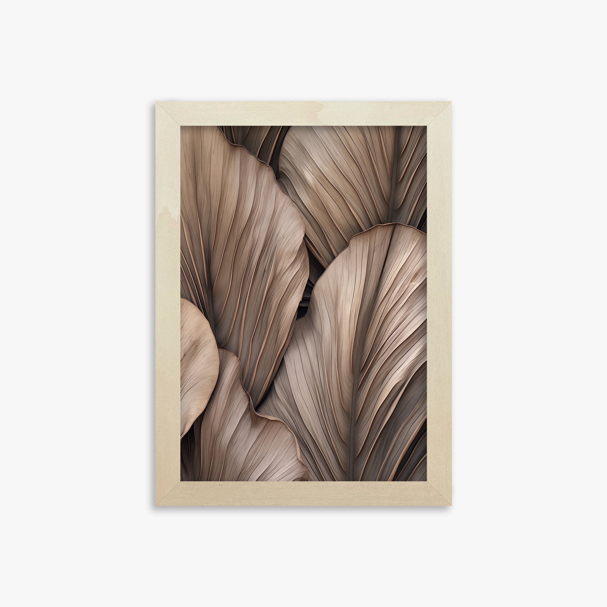 Desert Fan Palms, 21x30cm Framed Poster With Lime Wood Frame