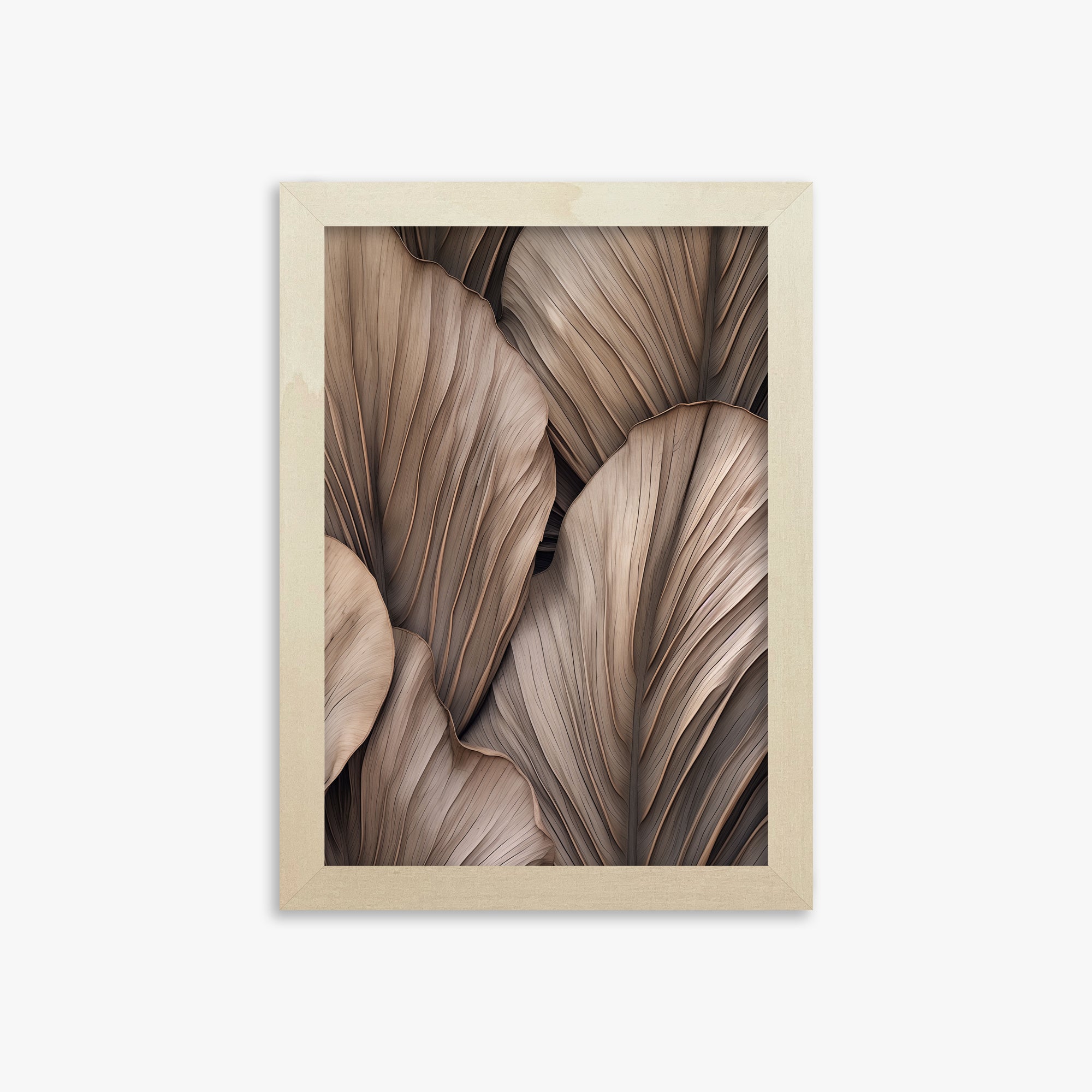 Desert Fan Palms, 21x30cm Framed Poster With Lime Wood Frame