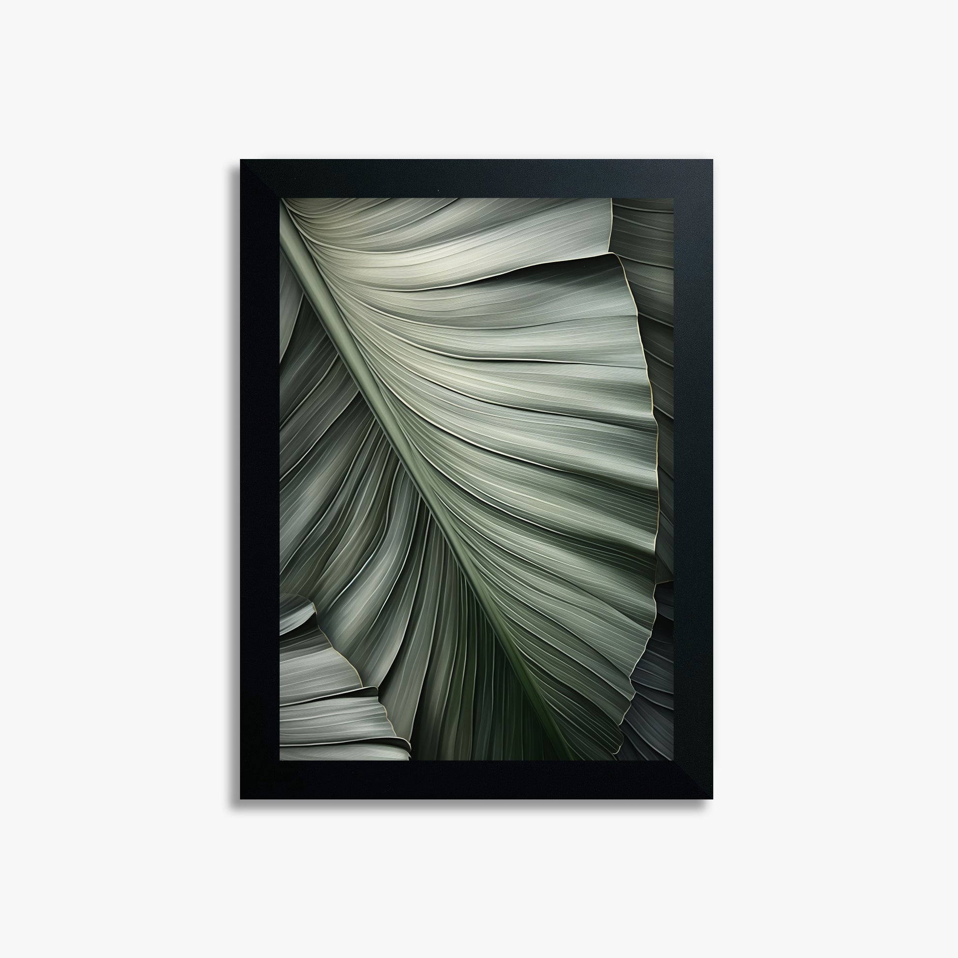 Palm Canopy, 21x30cm Framed Poster With Black Frame