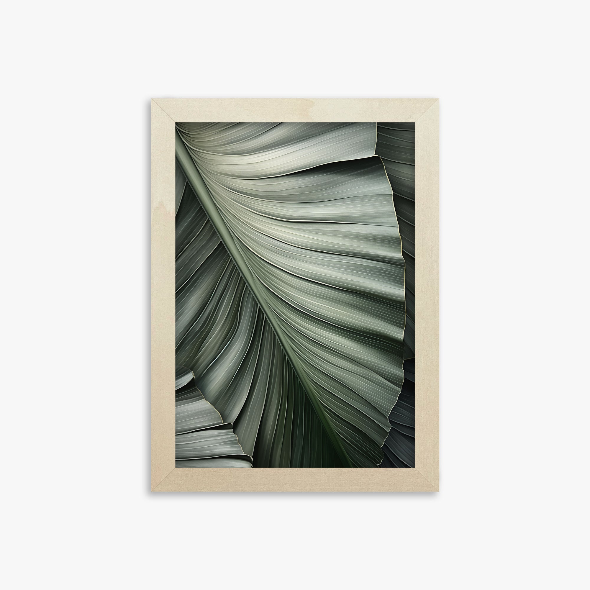 Palm Canopy, 21x30cm Framed Poster With Lime Wood Frame
