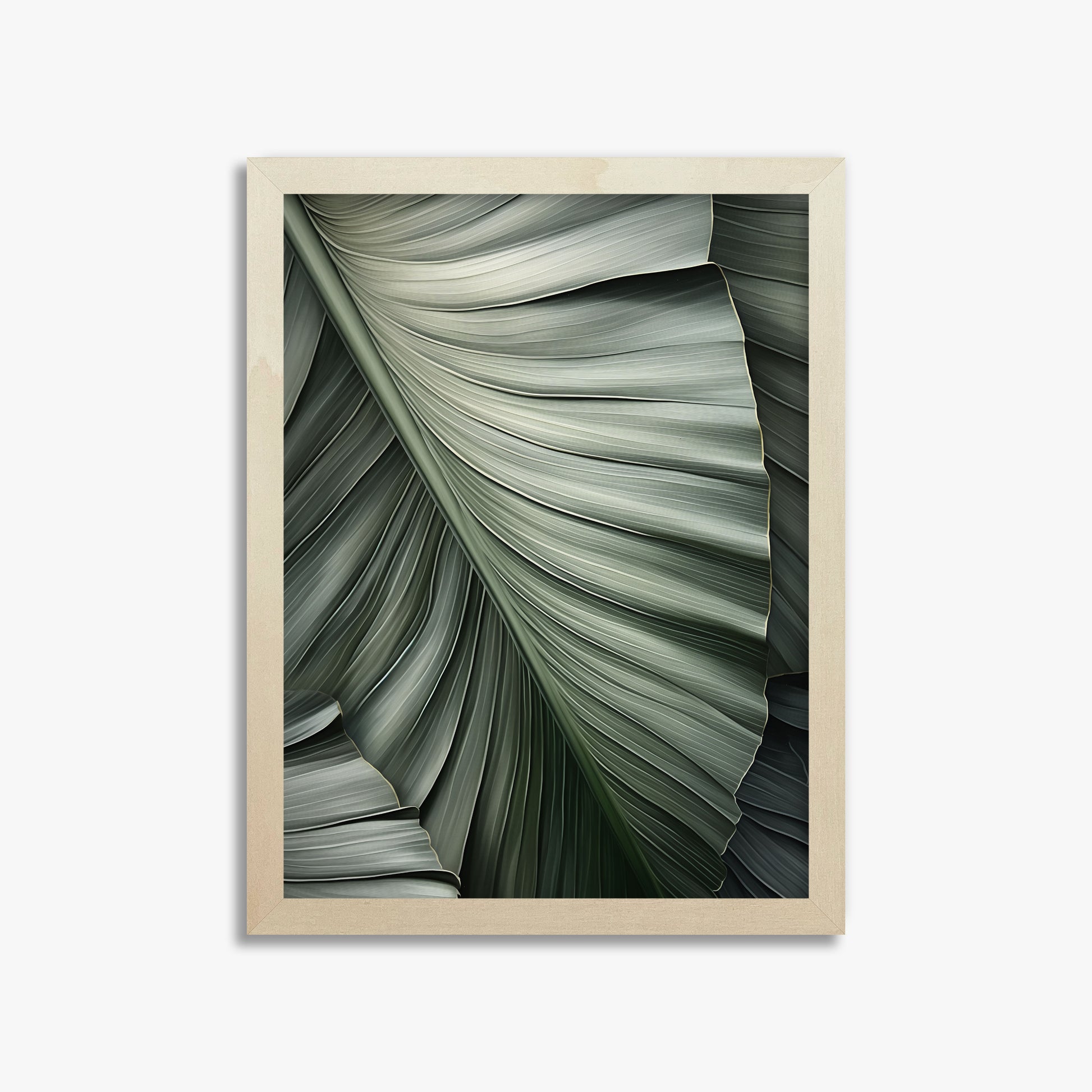 Palm Canopy, 30x40cm Framed Poster With Lime Wood Frame