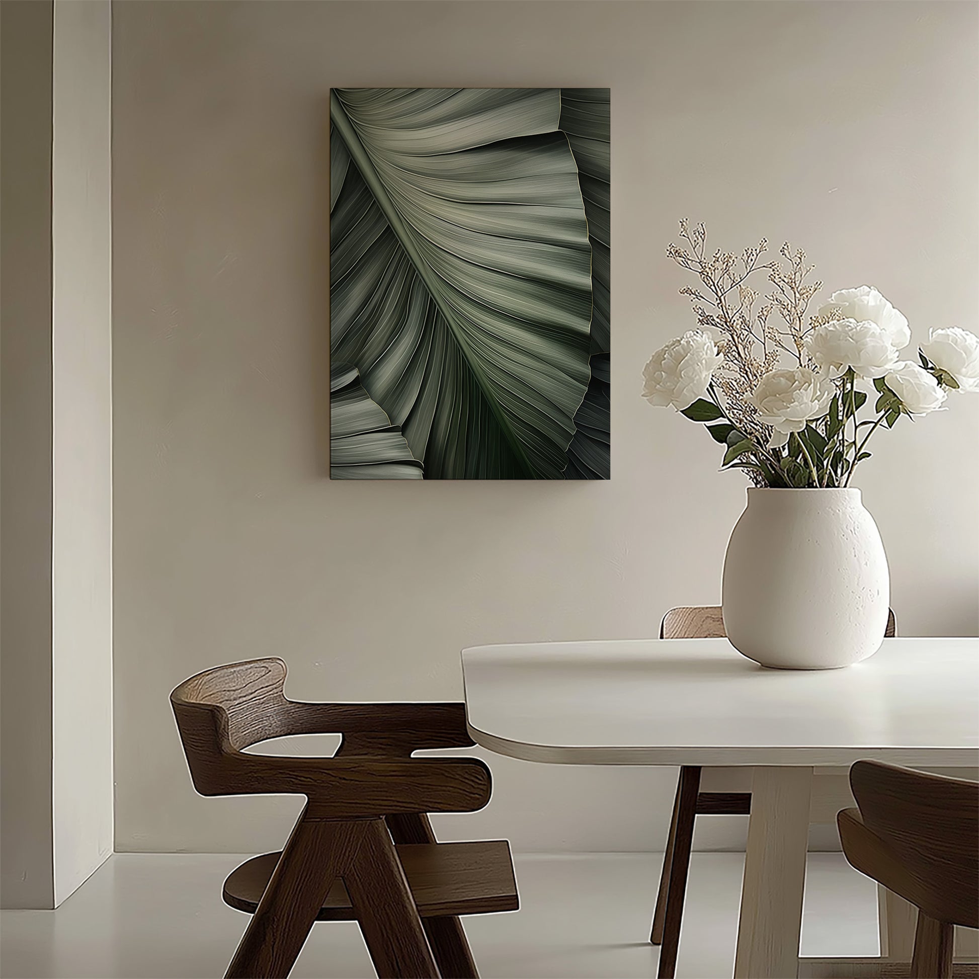 Design Concept No. 58 for Palm Canopy Modern Satin Canvas Poster Art