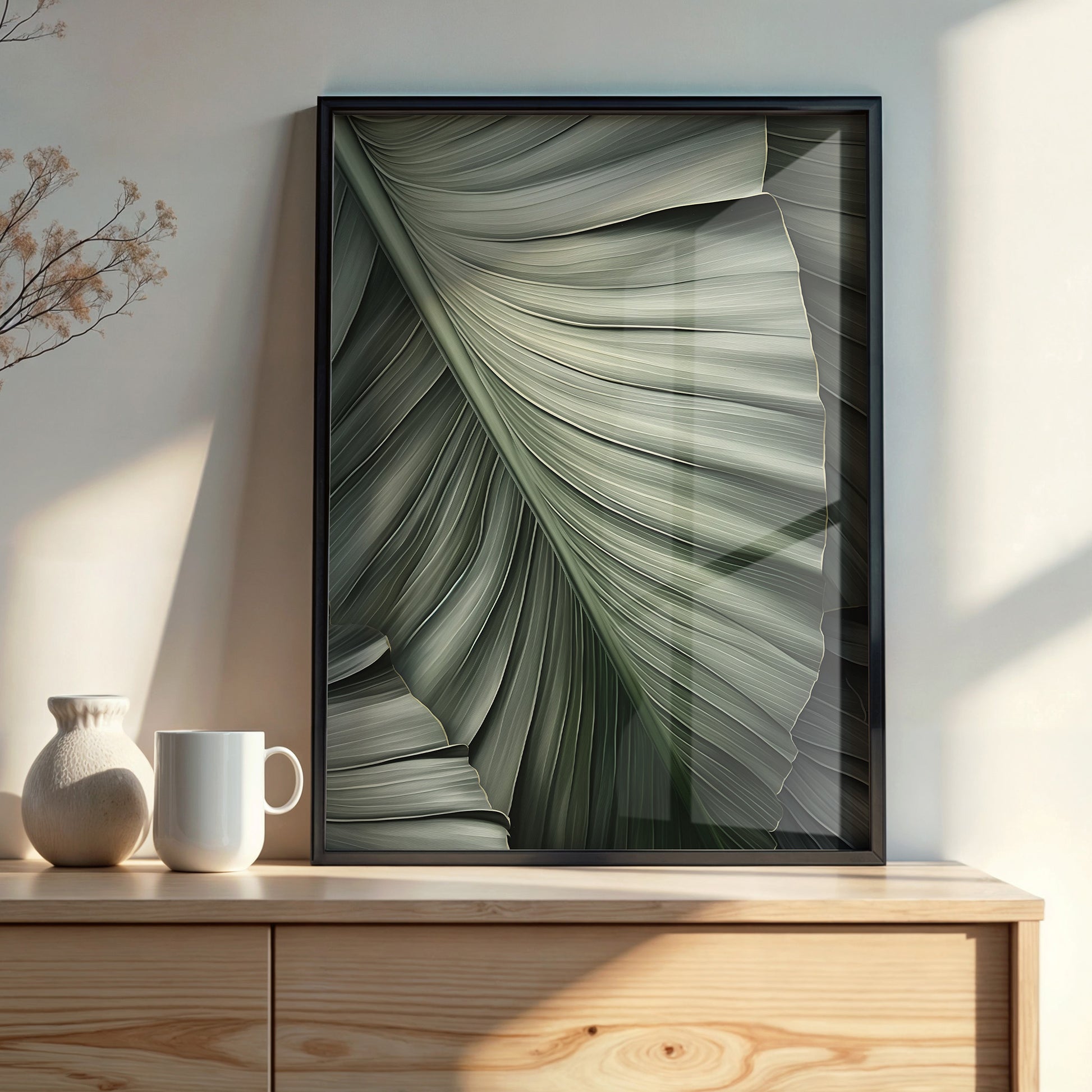 Design Concept No. 22 for Palm Canopy Modern Poster Art