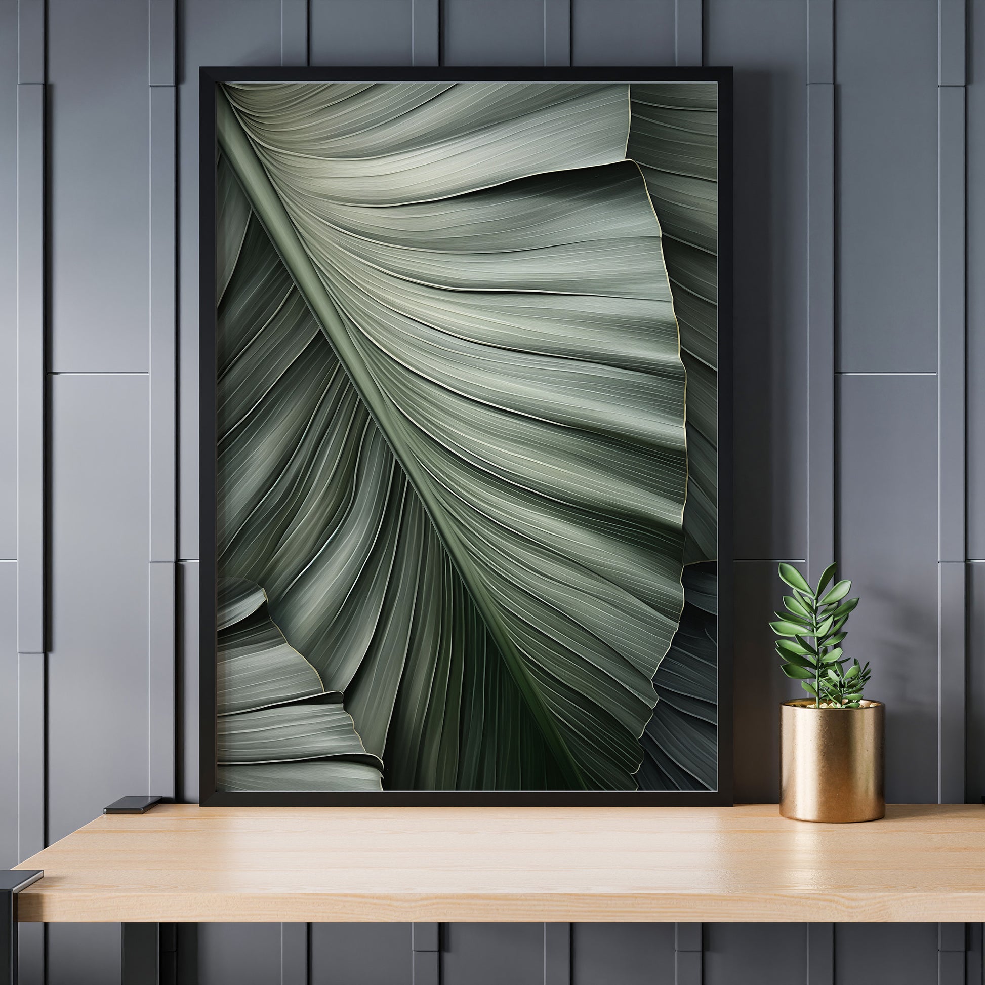 Design Concept No. 24 for Palm Canopy Modern Poster Art