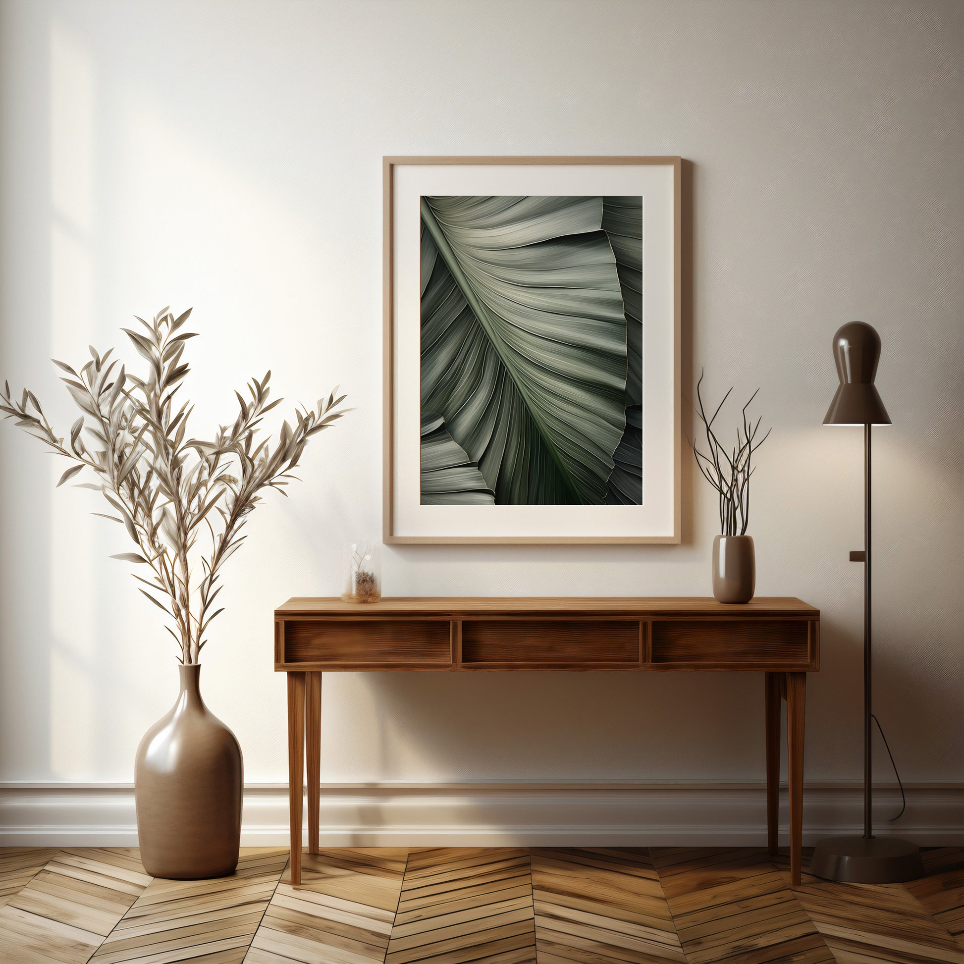 Design Concept No. 37 for Palm Canopy Modern Poster Art