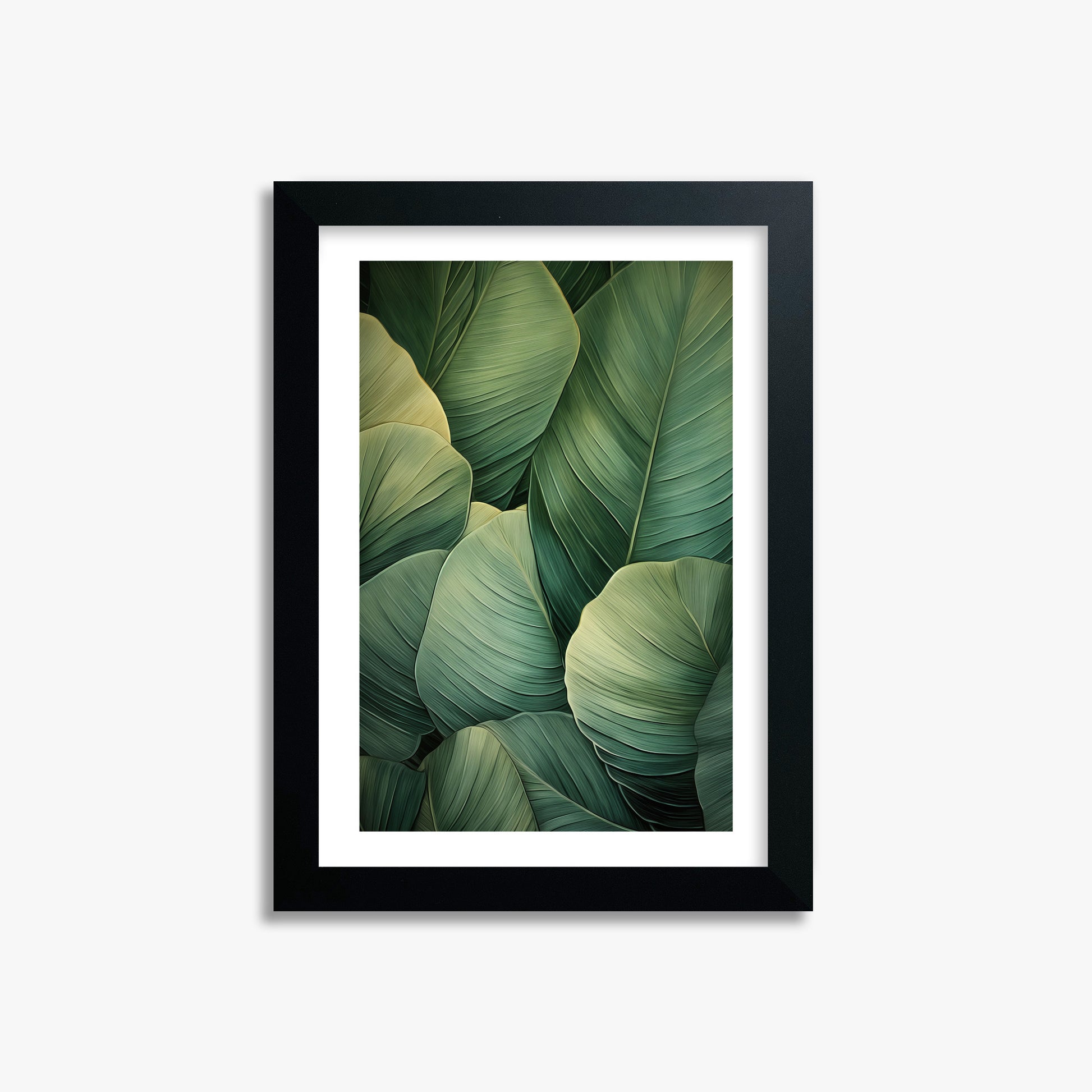 Emerald Tropics, 21x30cm Black Framed Art Reproduction