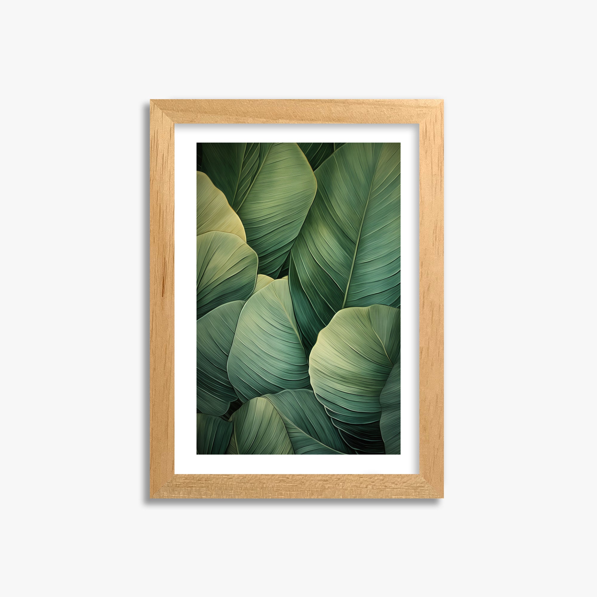 Emerald Tropics, 21x30cm Oak Framed Art Reproduction