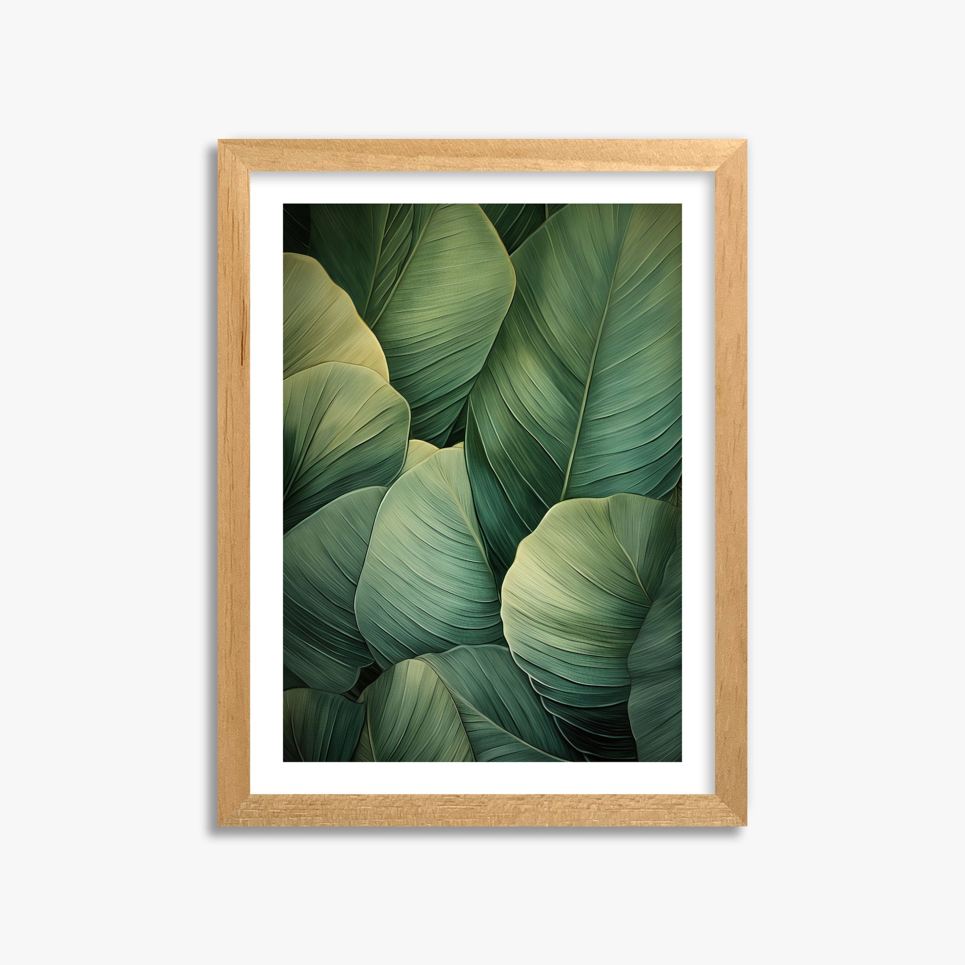 Emerald Tropics, 30x40cm Oak Framed Art Reproduction