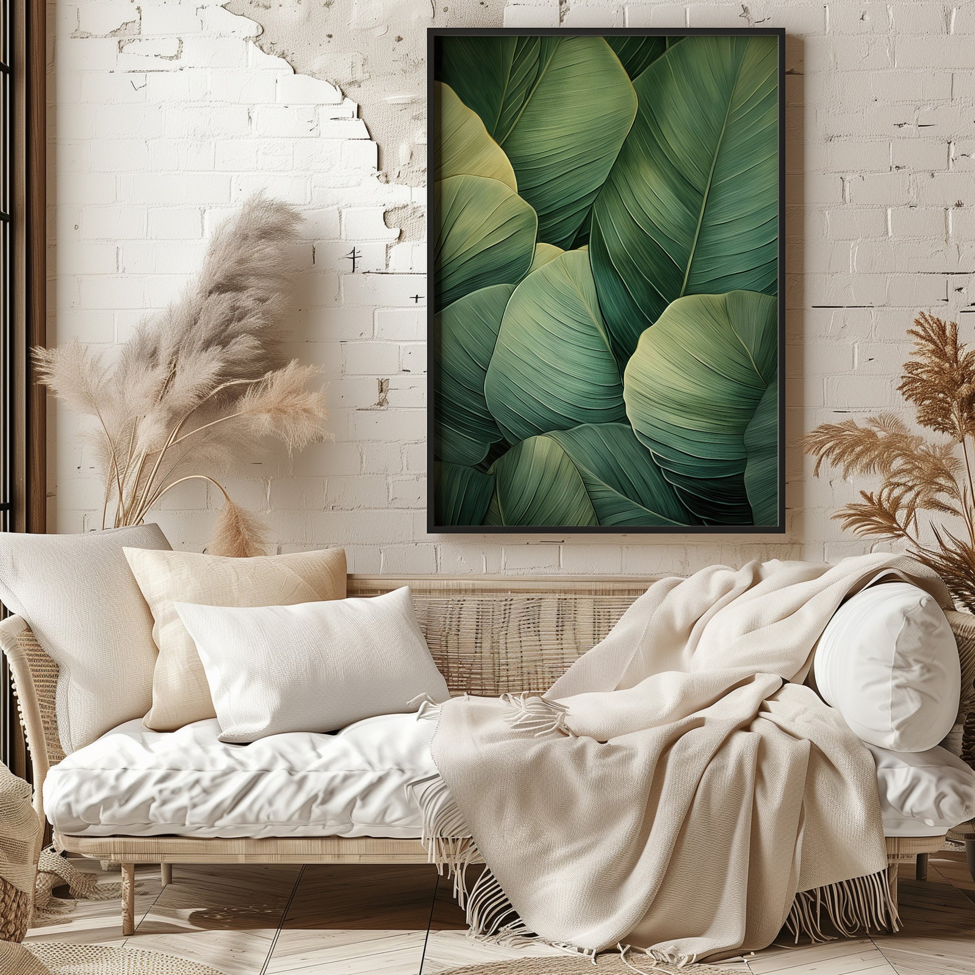 Design Concept No. 29 for Emerald Tropics Modern Poster Art