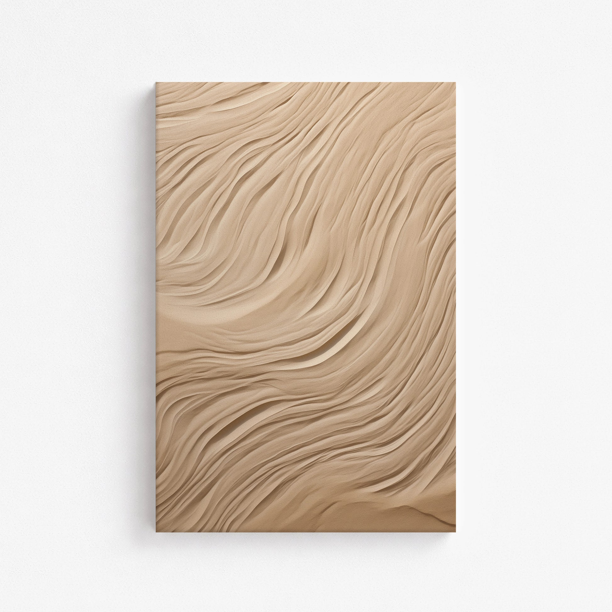 Desert Dunes Ripple, 61x91cm Satin Canvas Poster