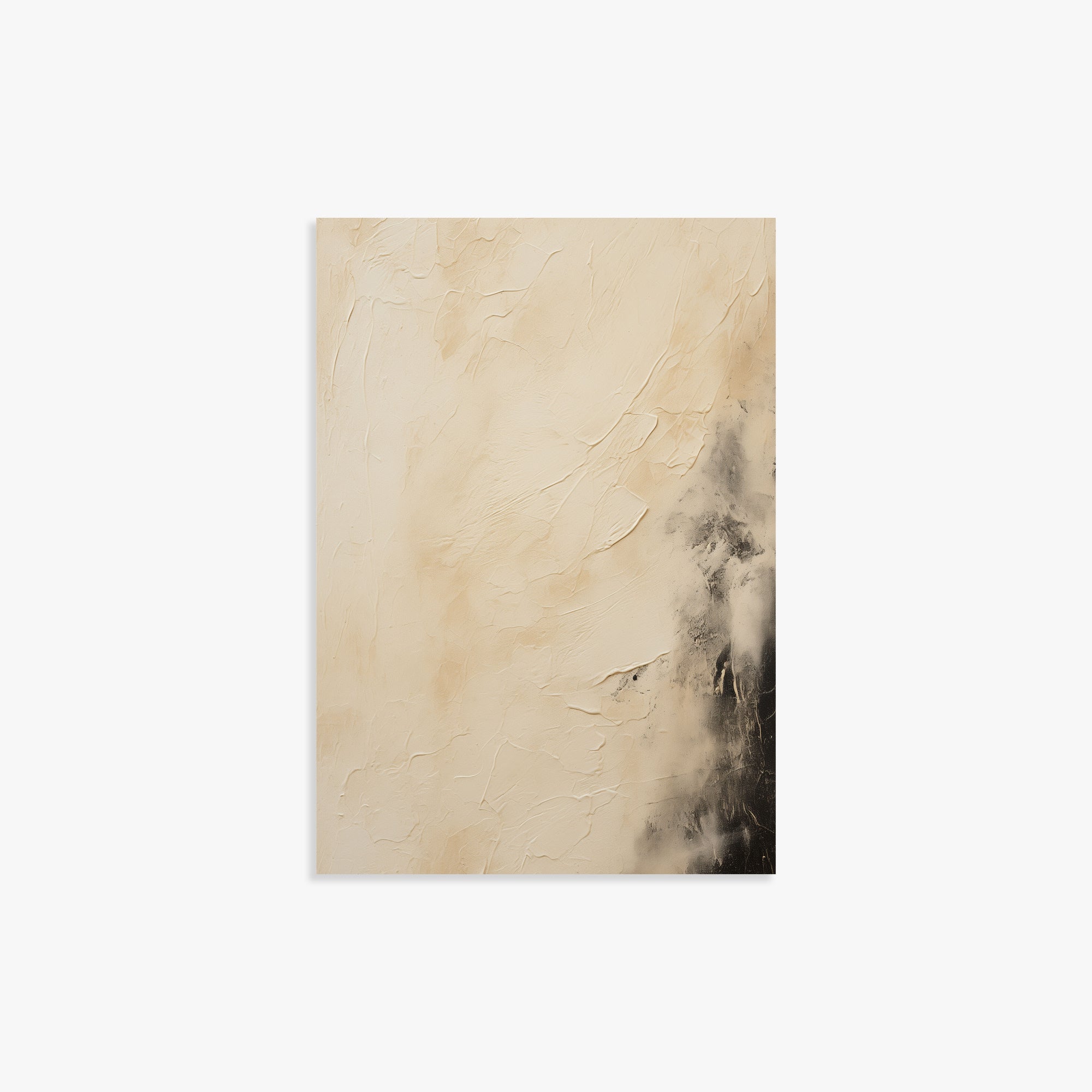 Ivory Mist Abstract, 21x30cm Poster Unframed