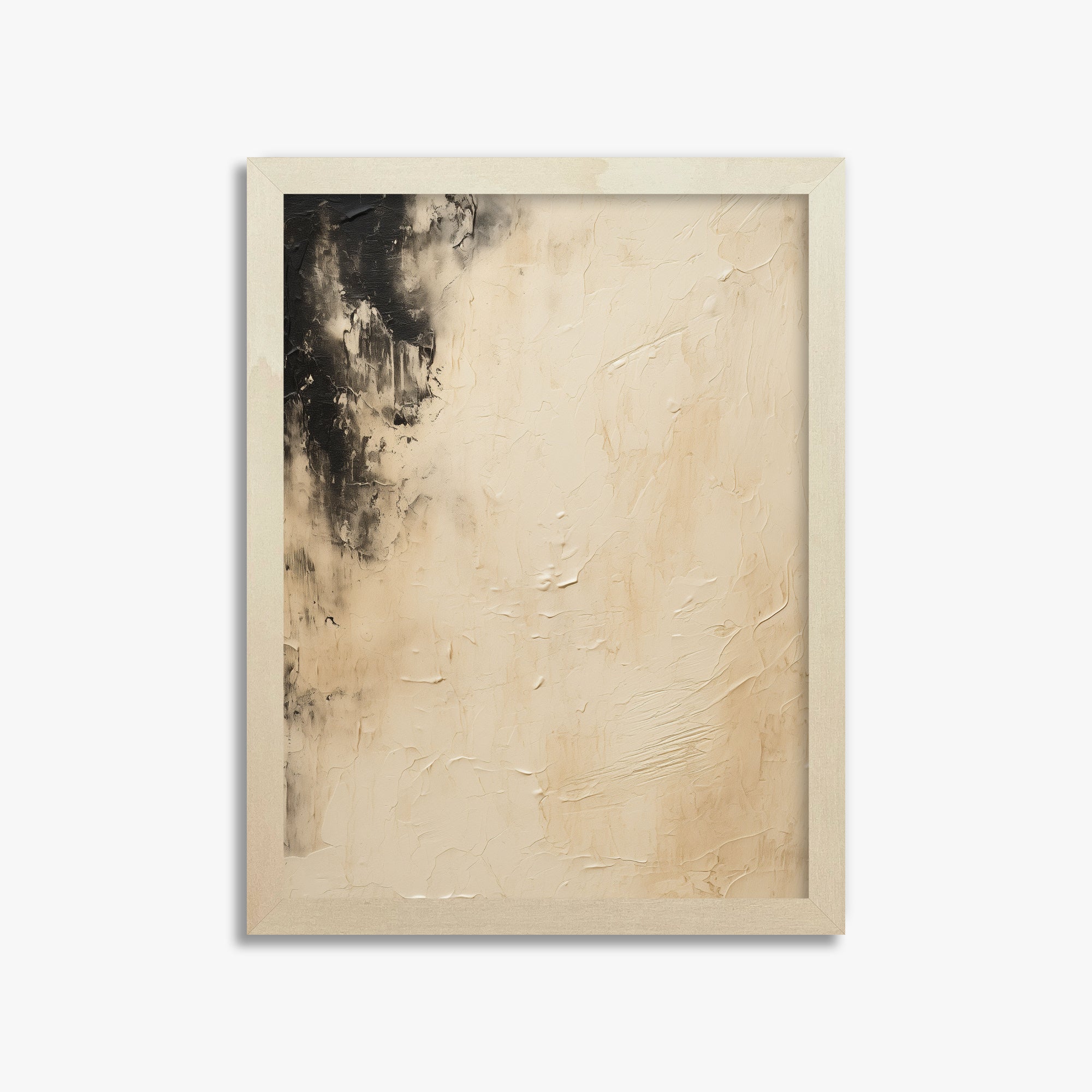 Ivory Twilight, 30x40cm Framed Poster With Lime Wood Frame