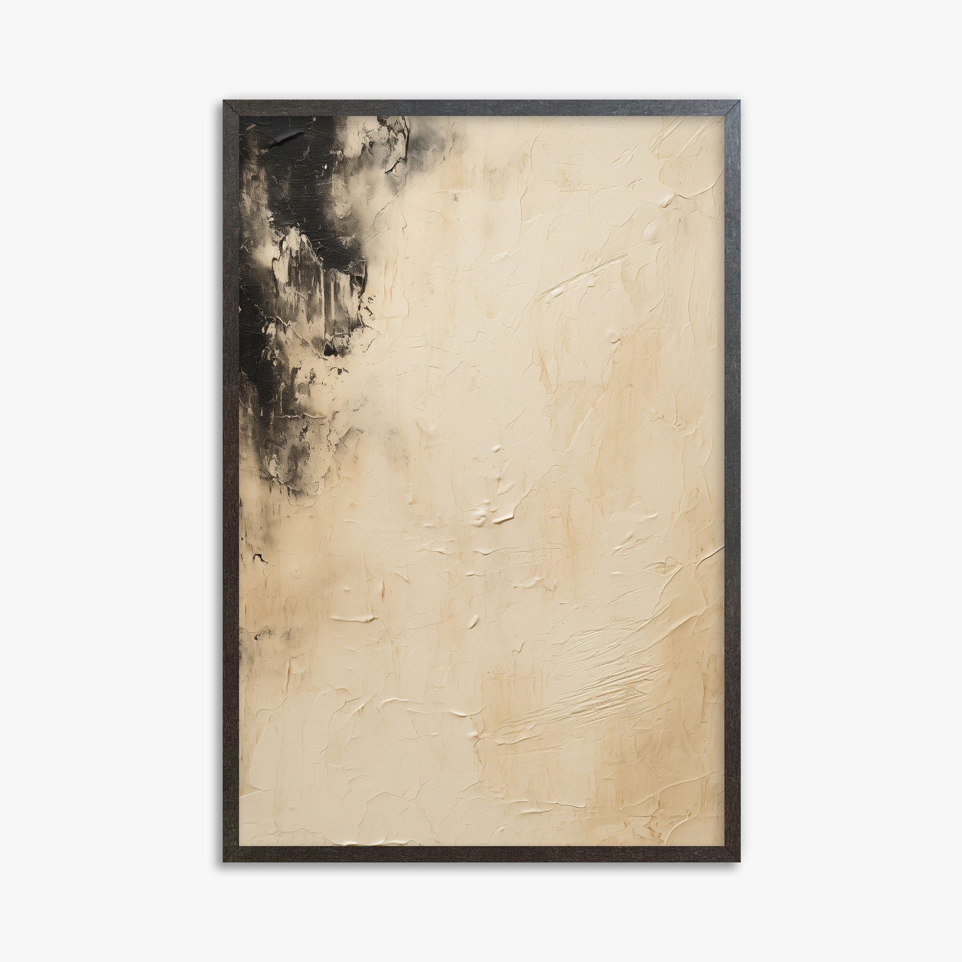 Ivory Twilight, 61x91cm Framed Poster With Espresso Frame