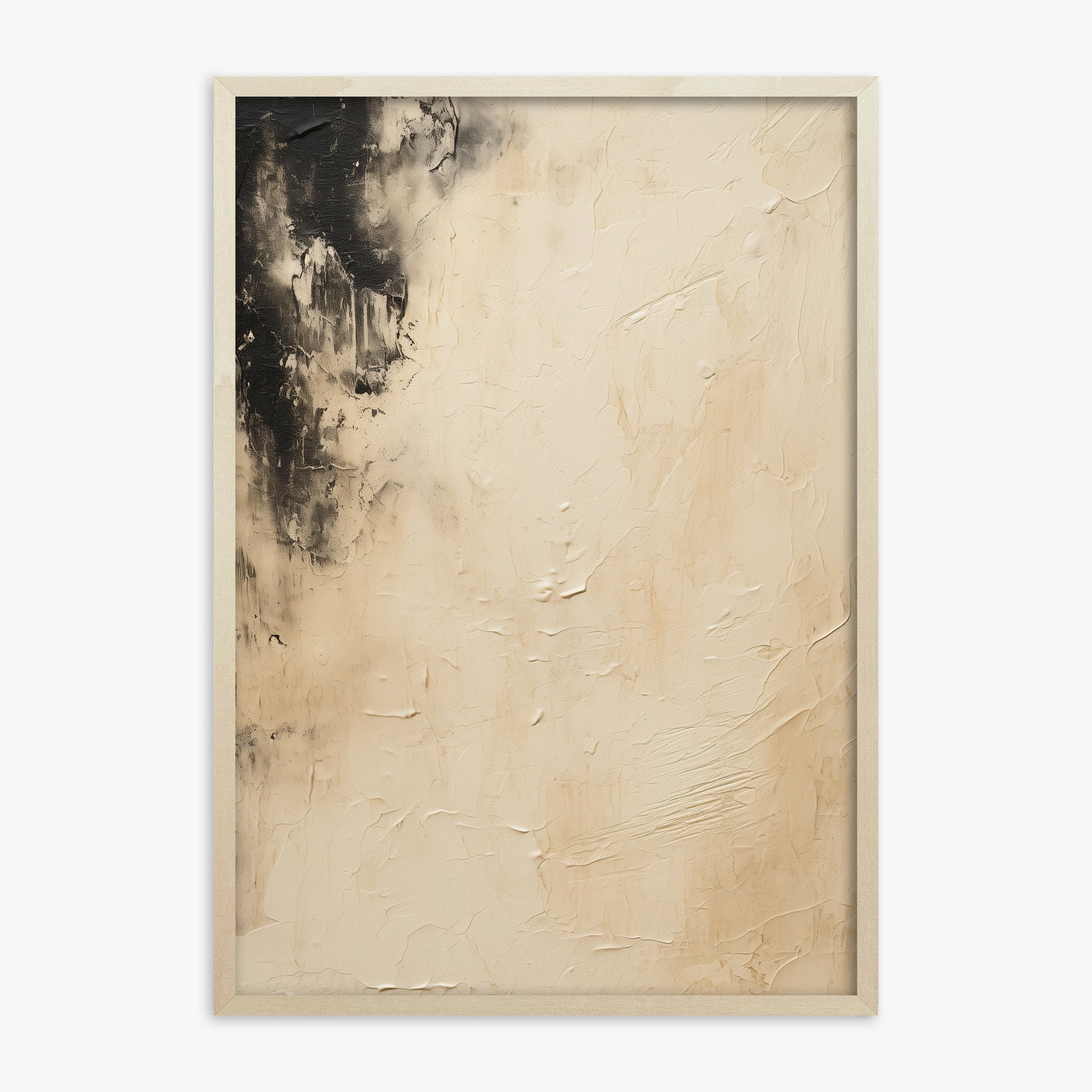 Ivory Twilight, 70x100cm Framed Poster With Lime Wood Frame