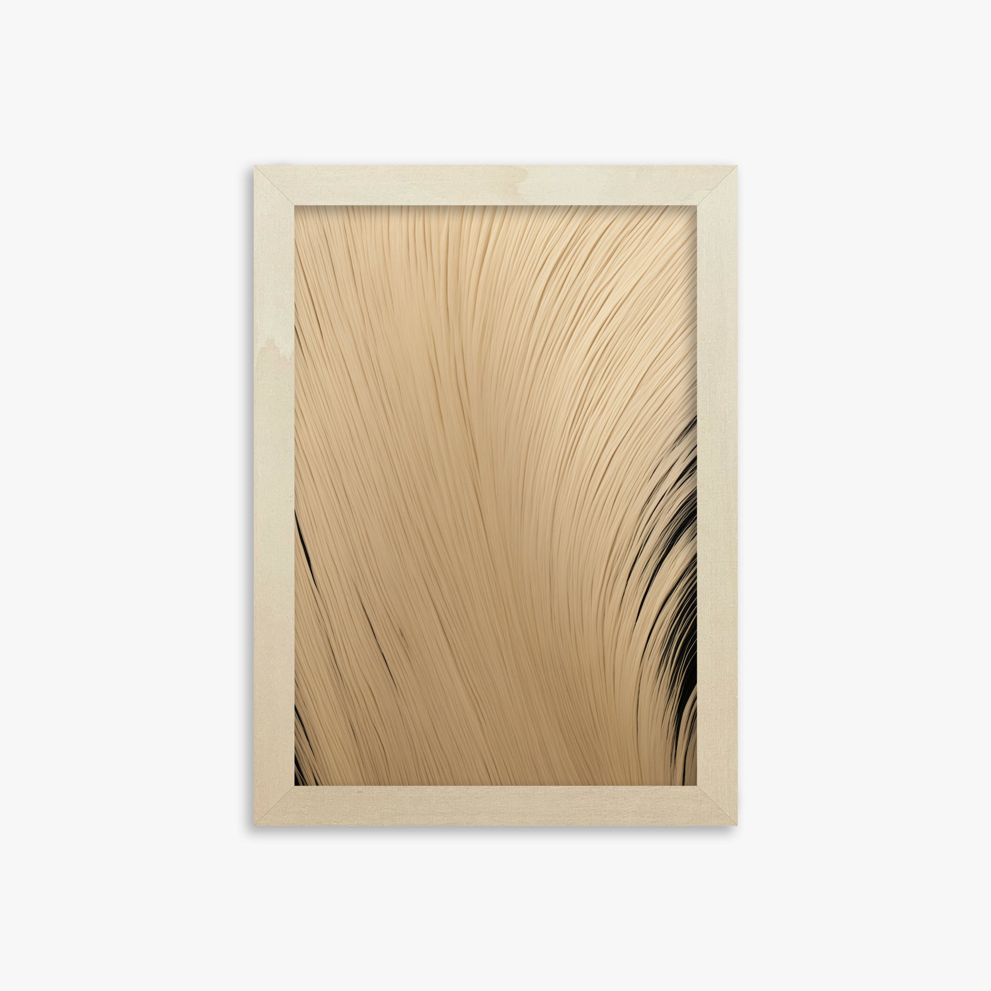 Velvet Brush, 21x30cm Framed Poster With Lime Wood Frame